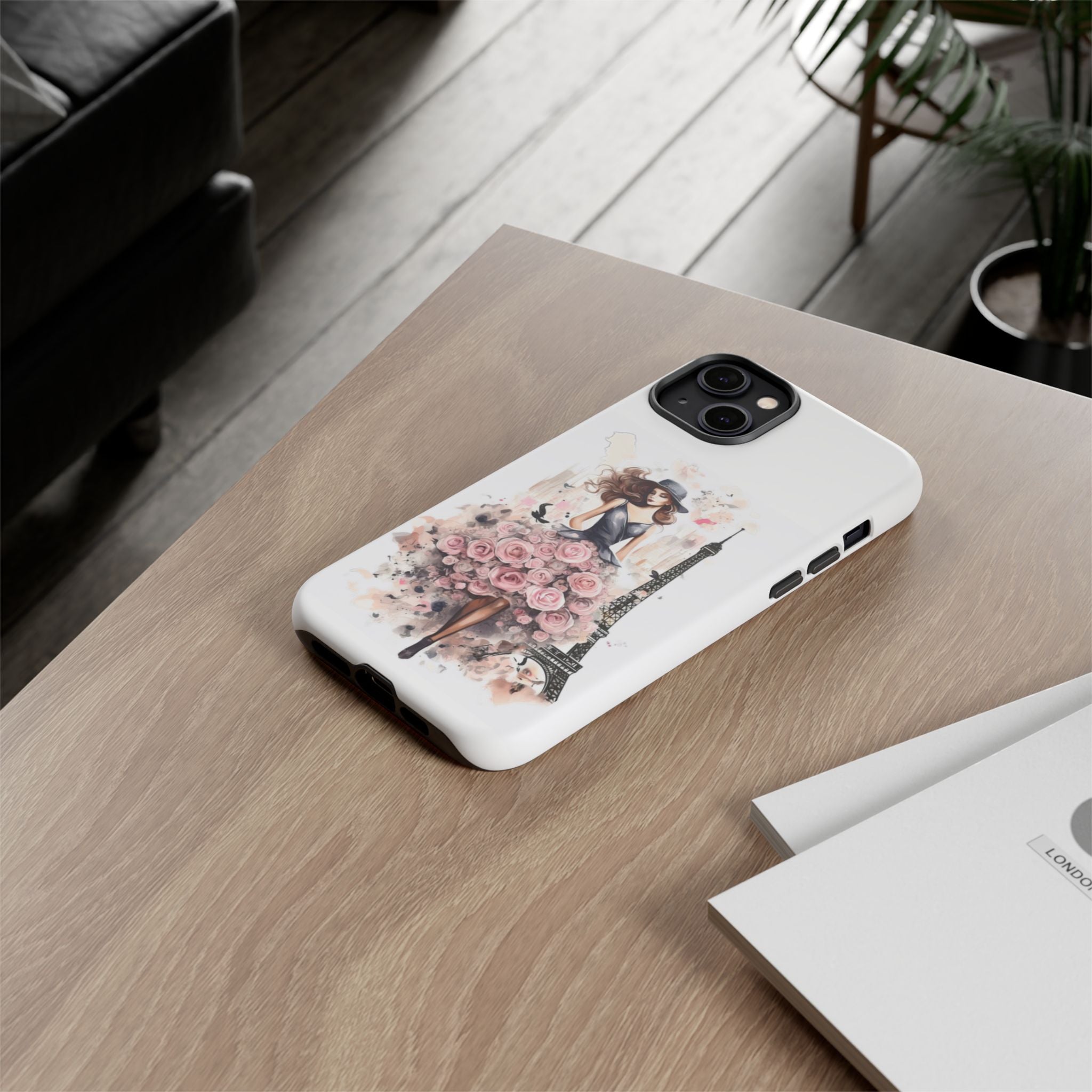 Parisian Rose Dress phone case | iPhone & Samsung slim protective case Printify