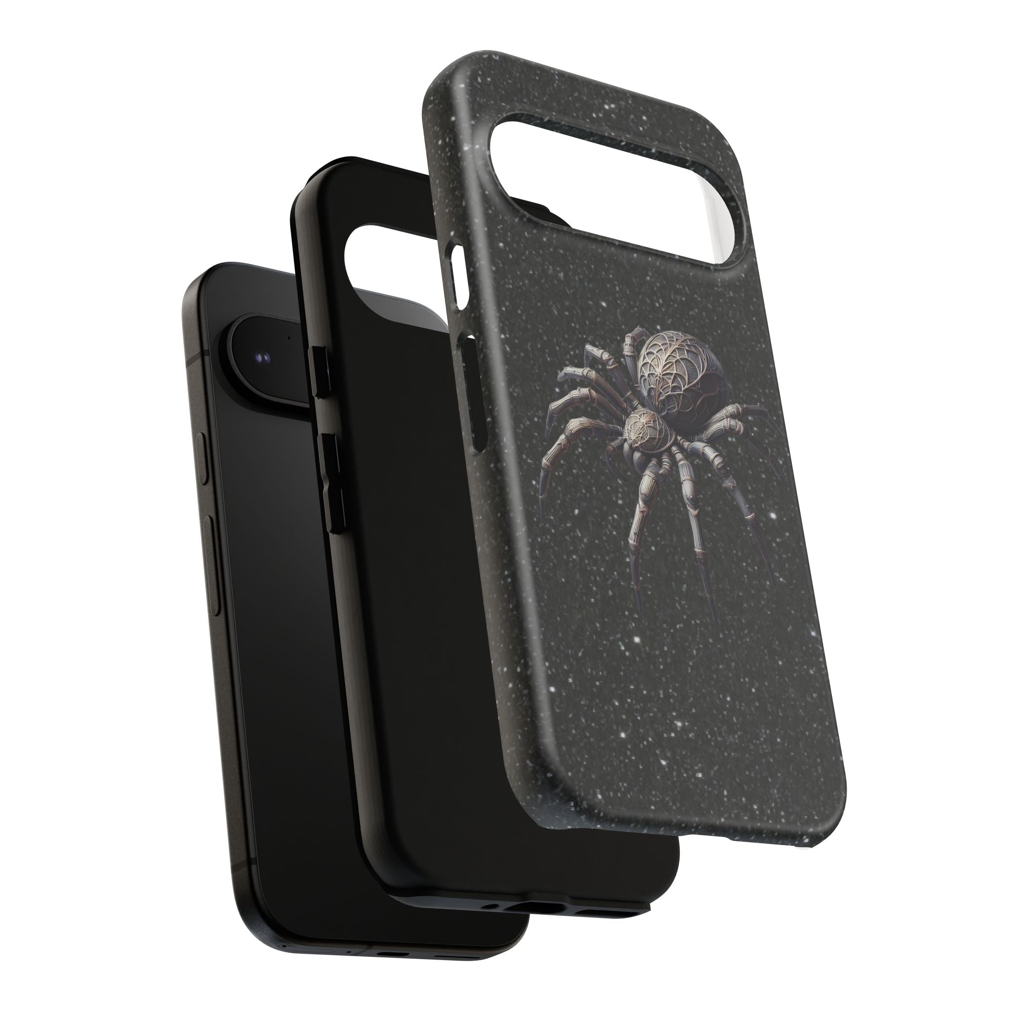 Spider Night Tough Phone Case — Dark Space Tarantula iPhone Cover Printify