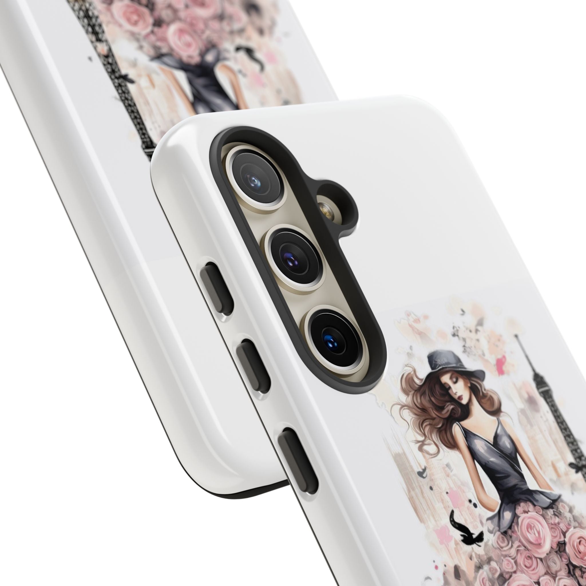 Parisian Rose Dress phone case | iPhone & Samsung slim protective case Printify