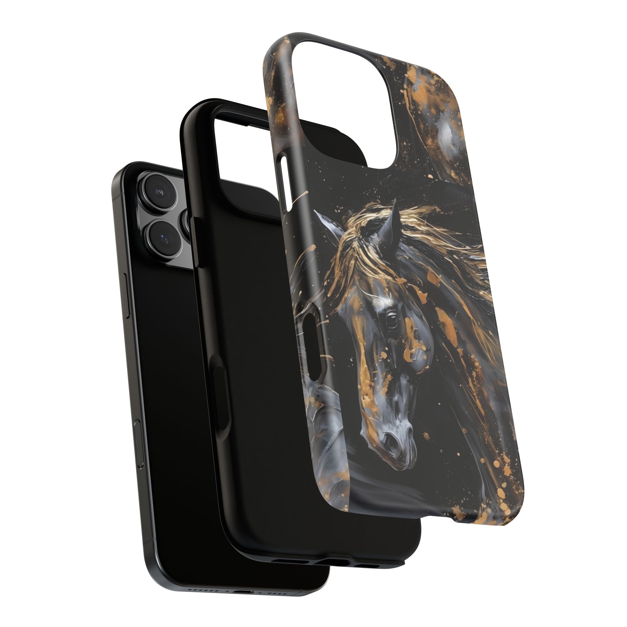 Golden Paint Horse Phone Case | Tough Case Printify