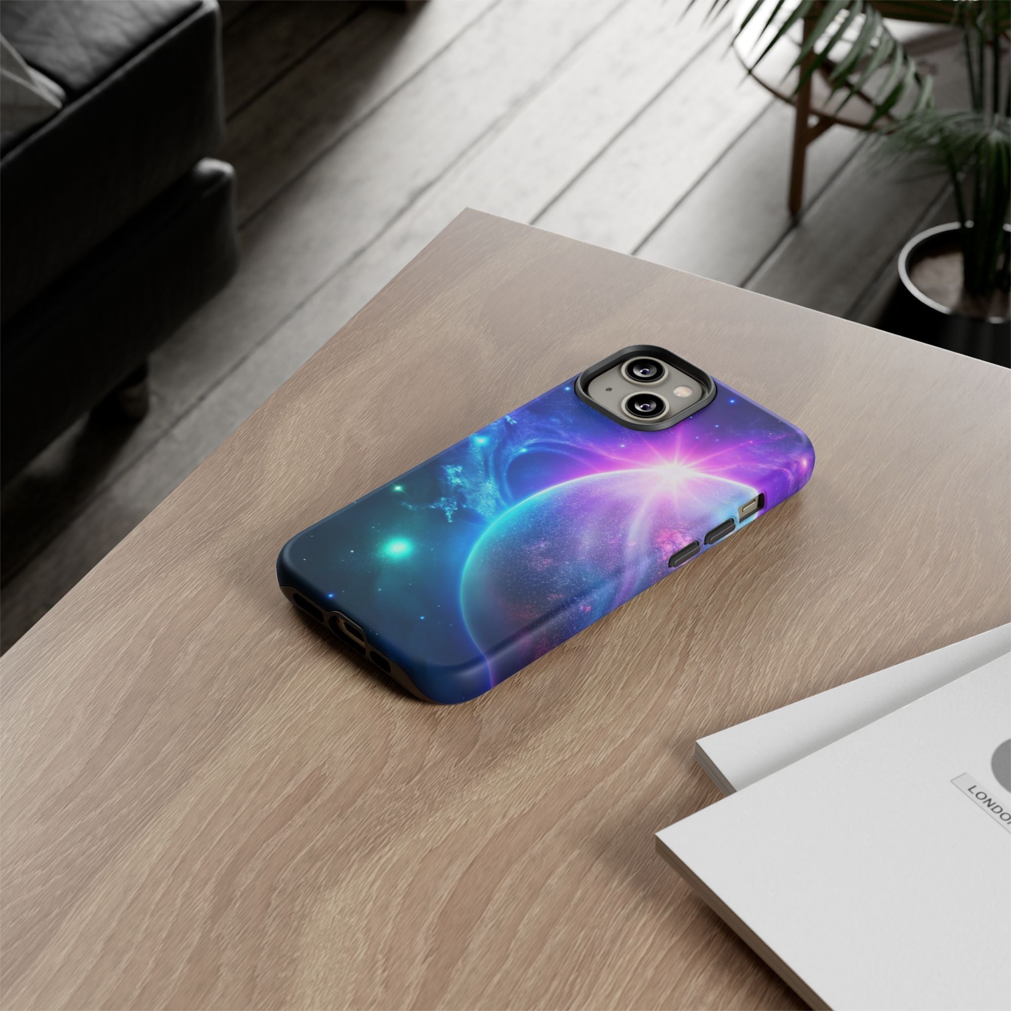 Galaxy Nebula Space Phone Case | Planet Sparkle Tough Case Printify