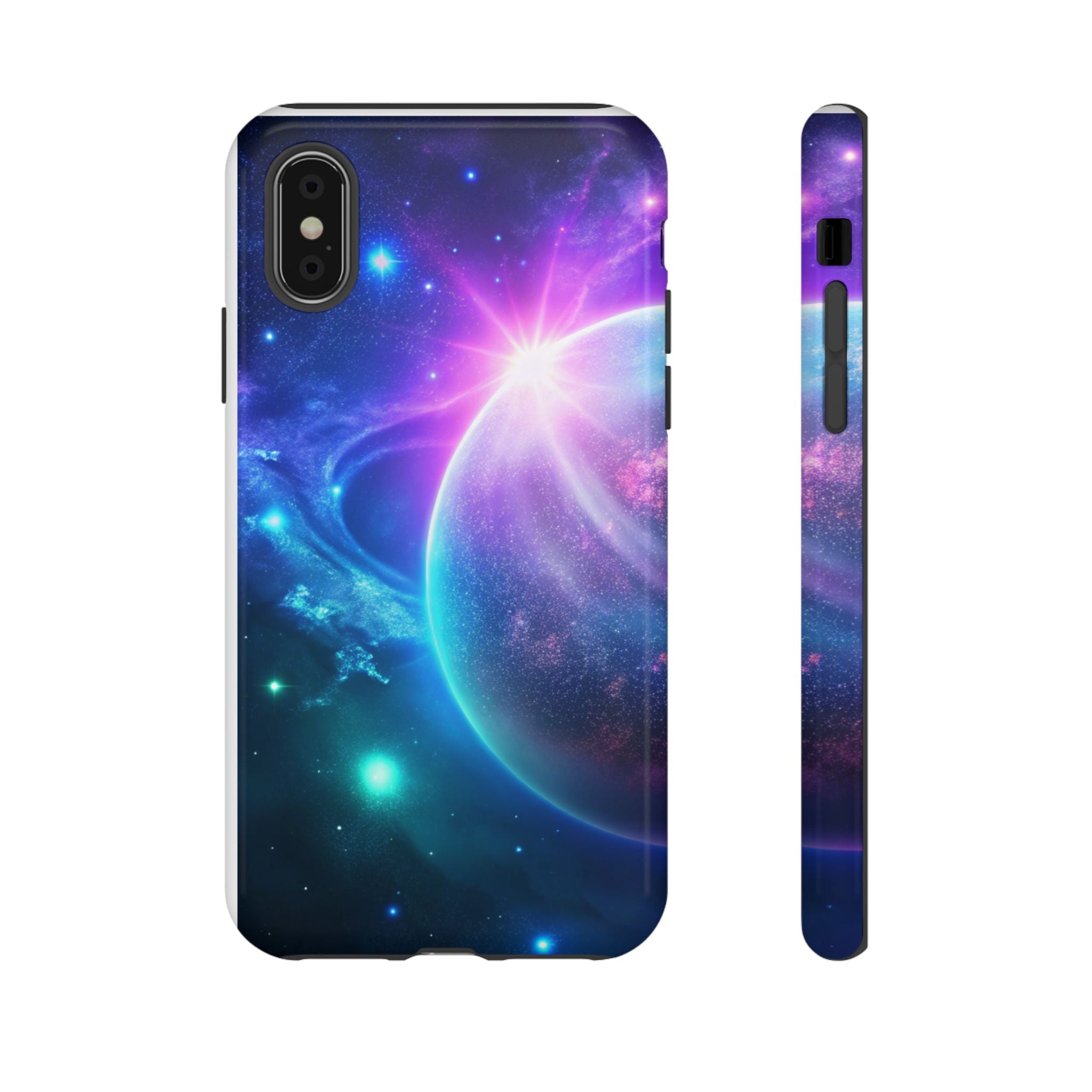 Galaxy Nebula Space Phone Case | Planet Sparkle Tough Case Printify
