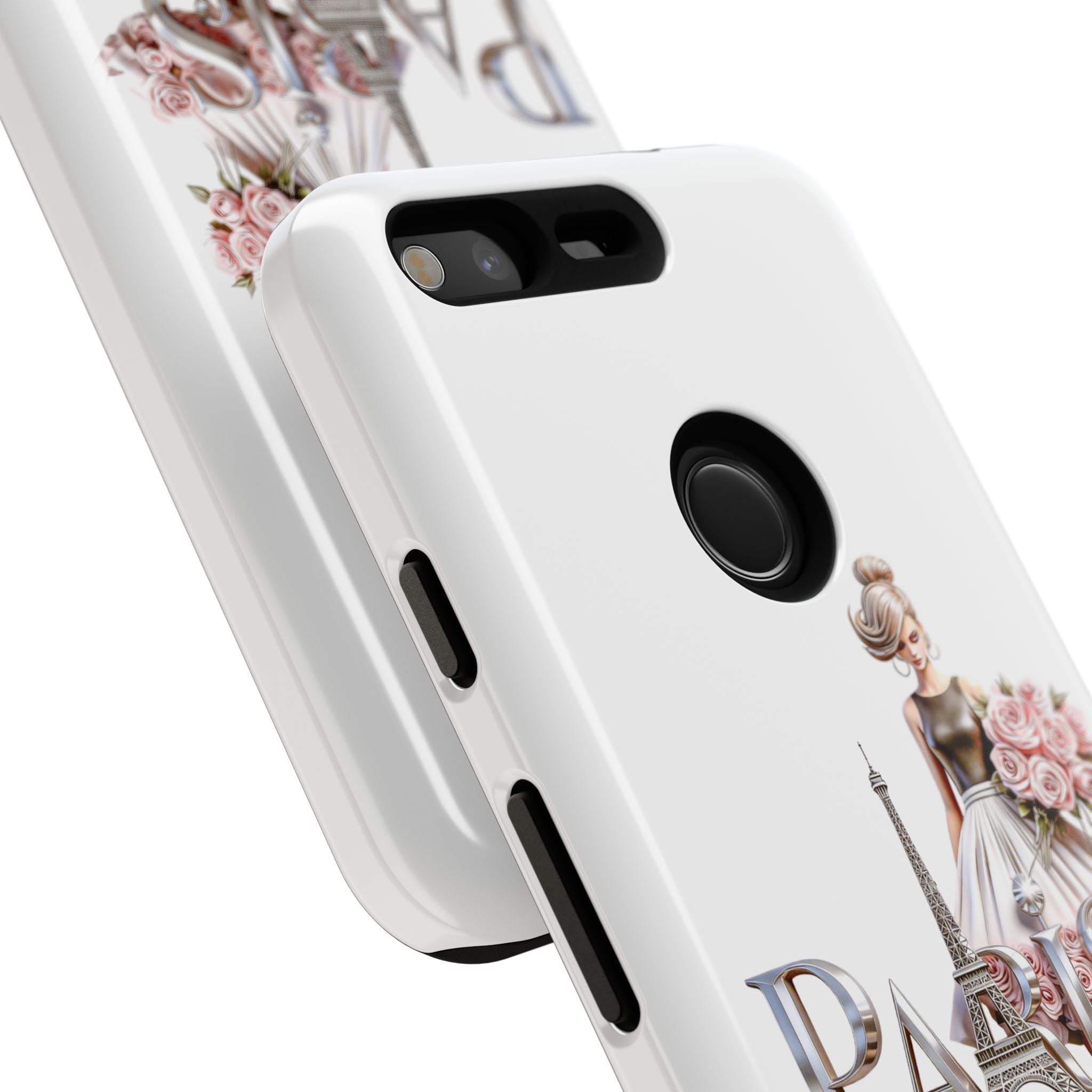 Phone Case | Eiffel Tower Floral Fashion Design Printify