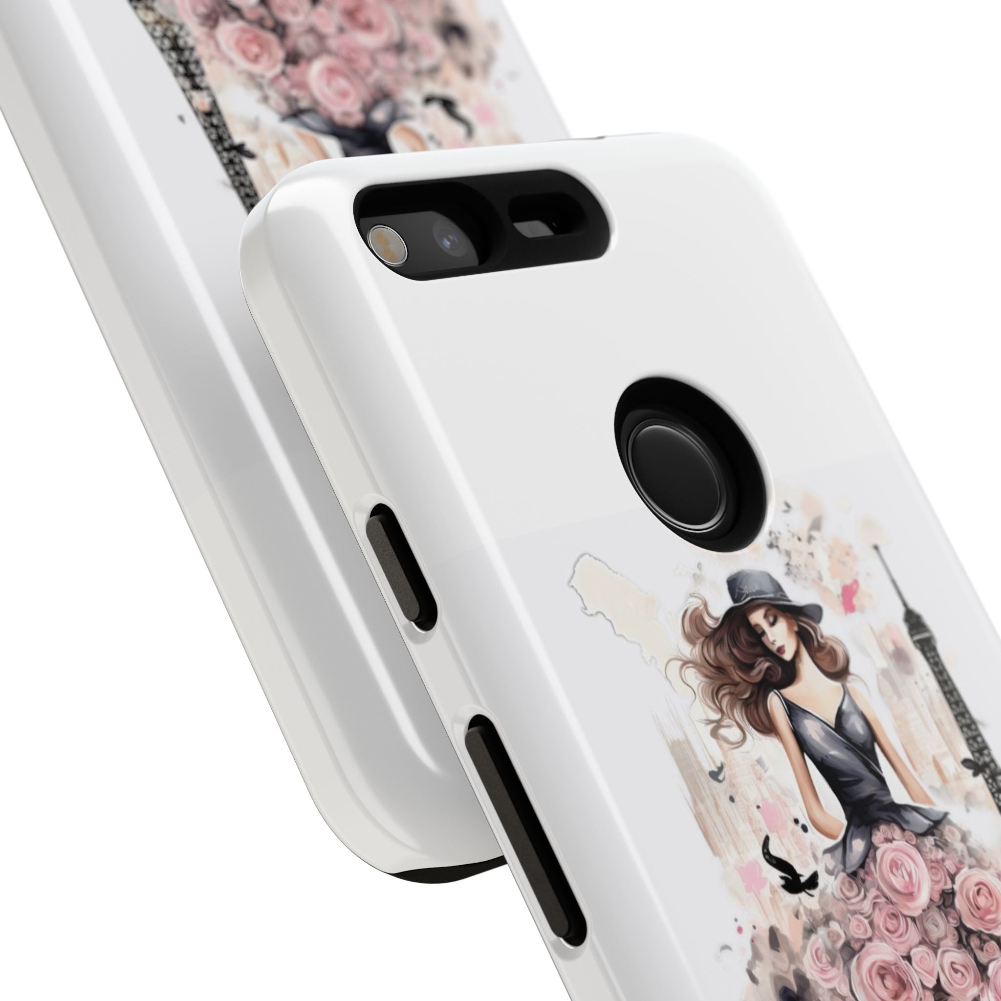 Parisian Rose Dress phone case | iPhone & Samsung slim protective case Printify