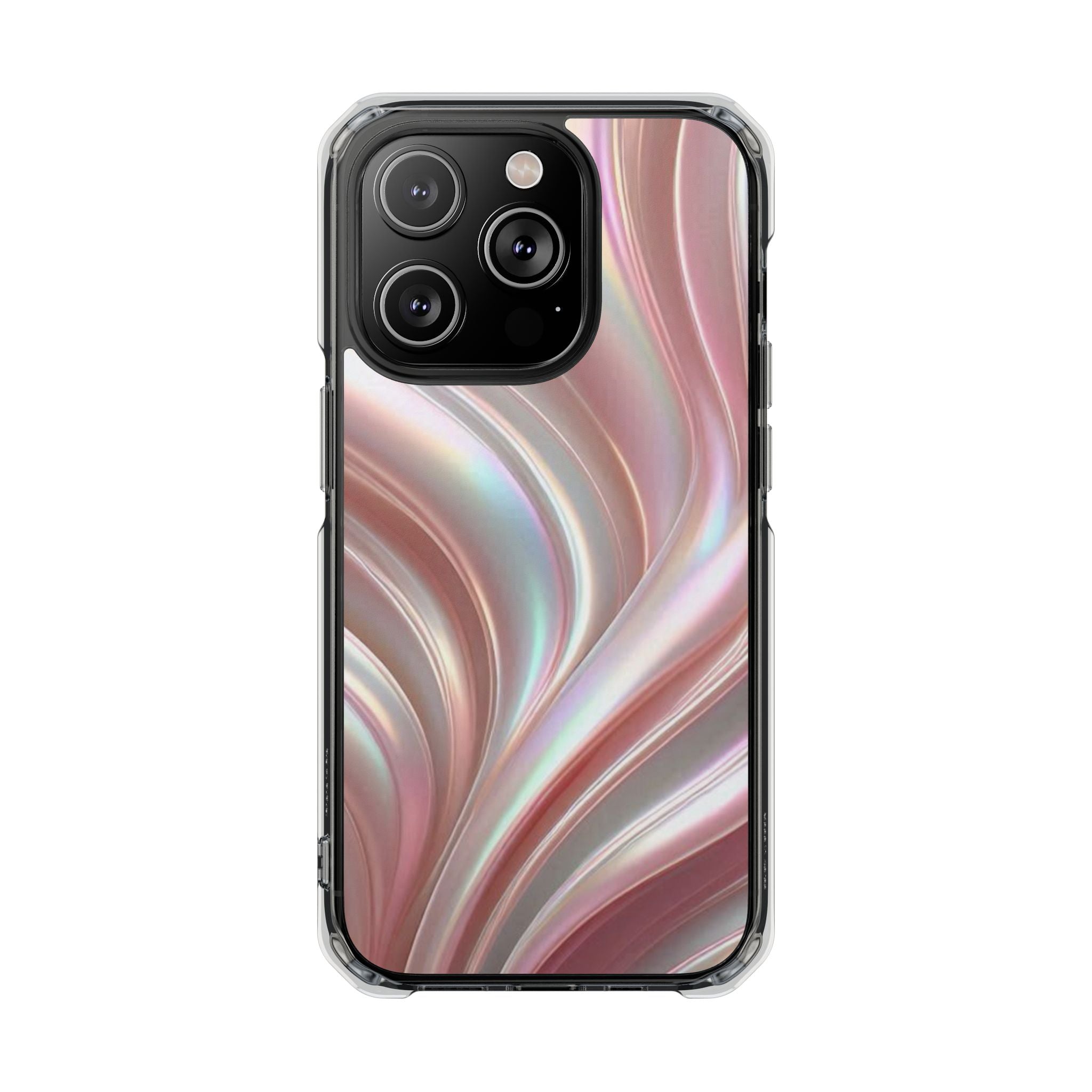 Iridescent Marble Swirl Phone Case Printify