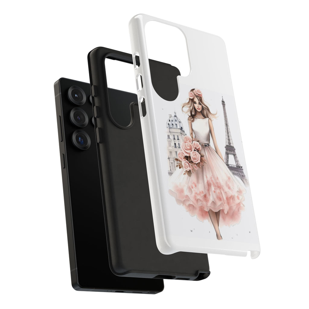 Parisian Ballerina Bouquet phone case | Tough Cases Printify