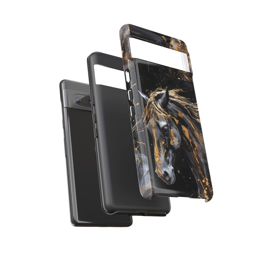 Golden Paint Horse Phone Case | Tough Case Printify