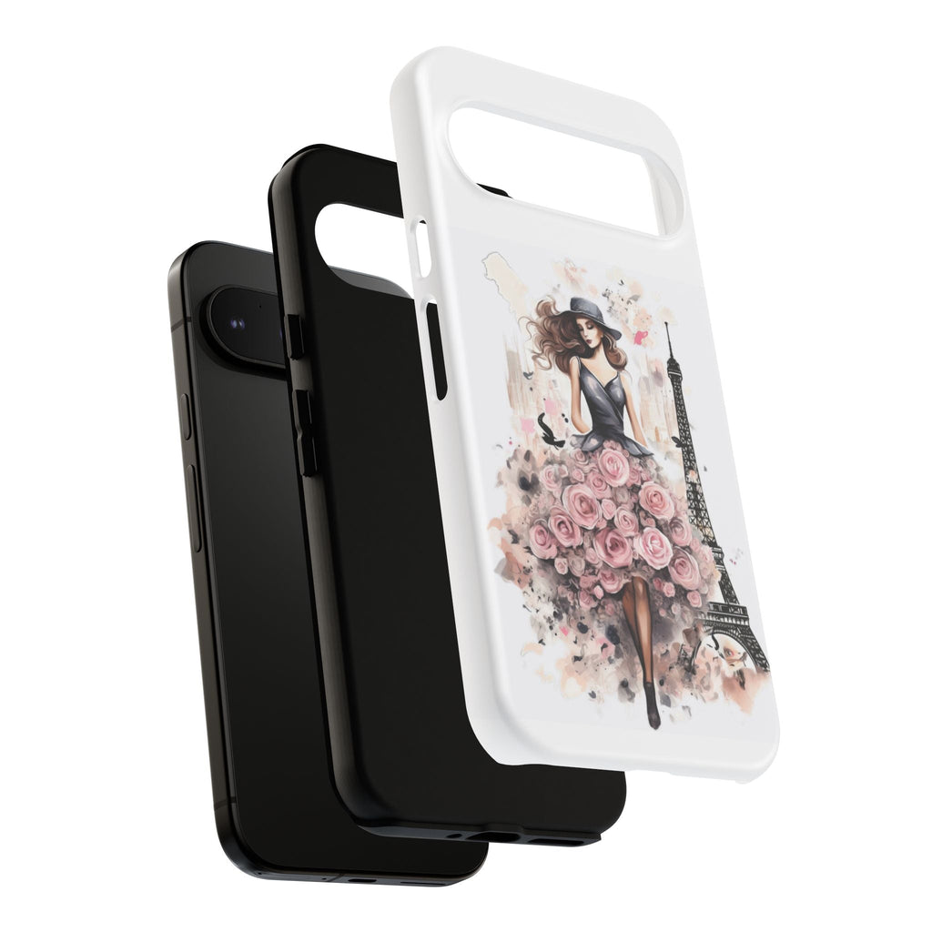 Parisian Rose Dress phone case | iPhone & Samsung slim protective case Printify