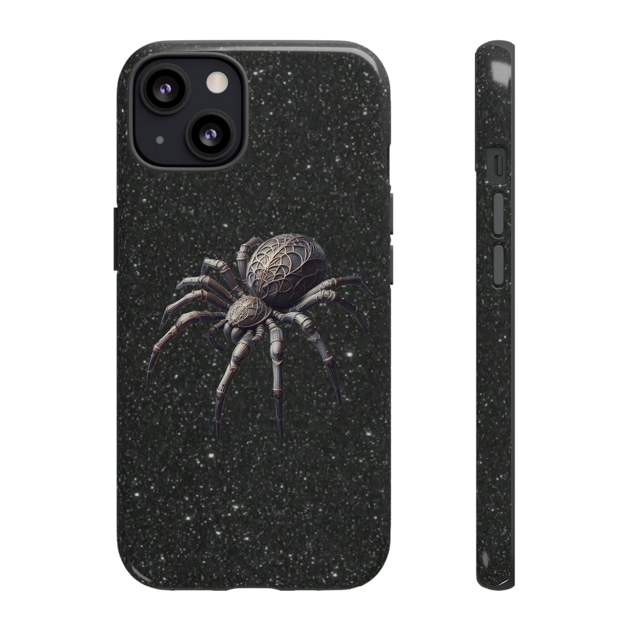 Spider Night Tough Phone Case — Dark Space Tarantula iPhone Cover Printify