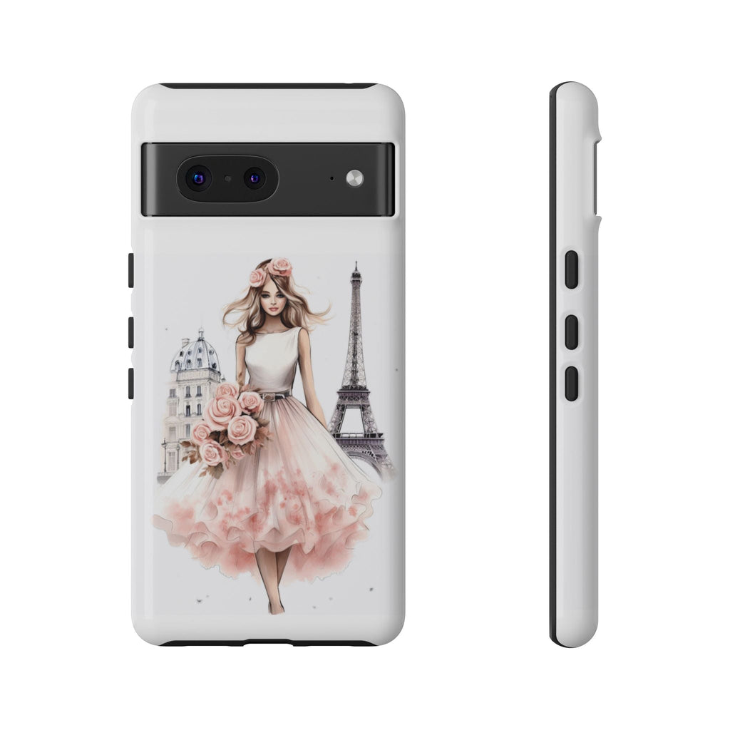 Parisian Ballerina Bouquet phone case | Tough Cases Printify
