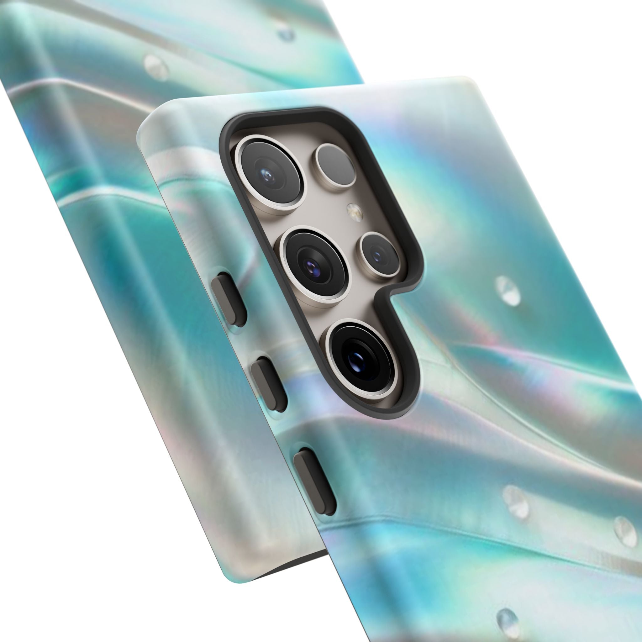 Iridescent Pearl Wave phone case | Tough Cases Printify