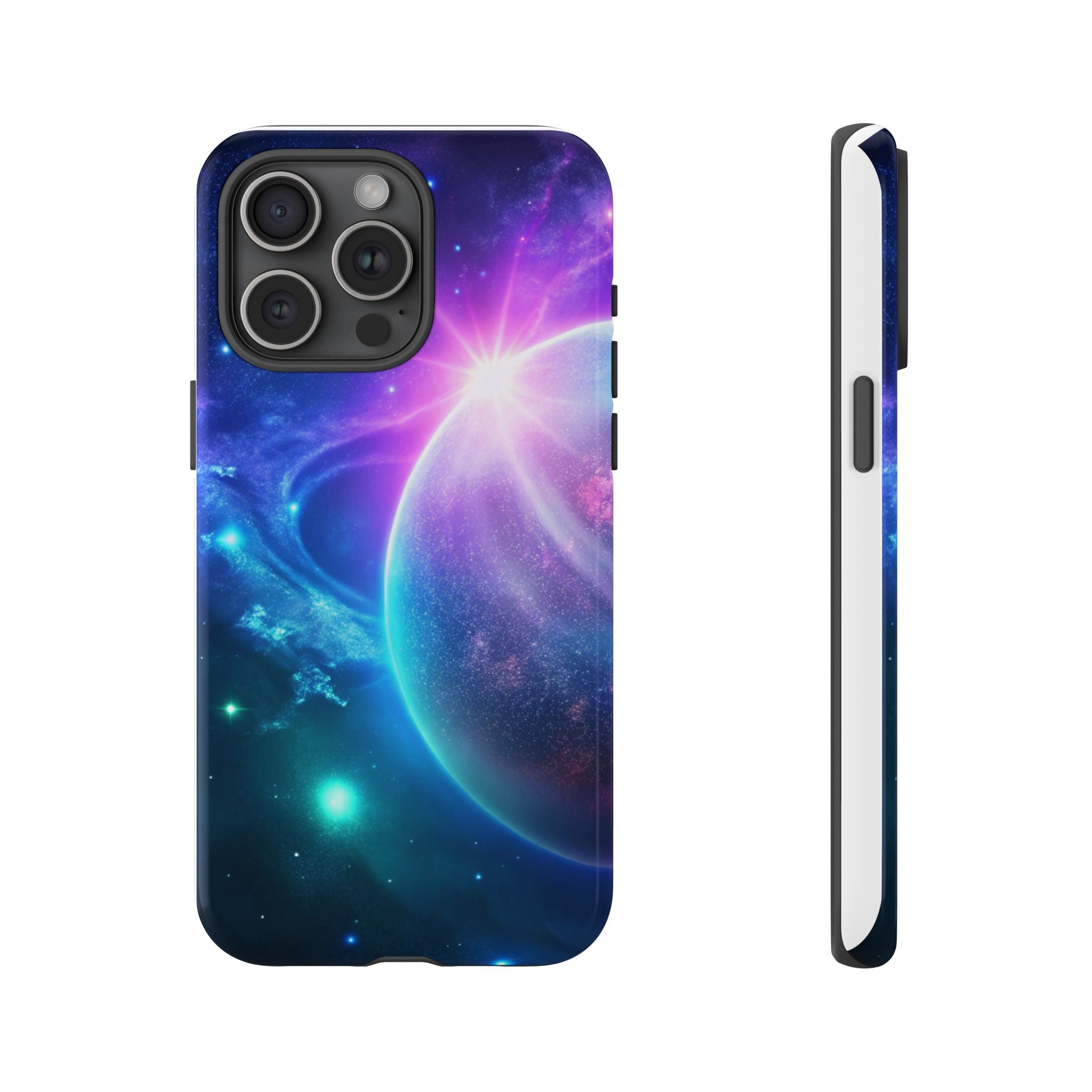 Galaxy Nebula Space Phone Case | Planet Sparkle Tough Case Printify