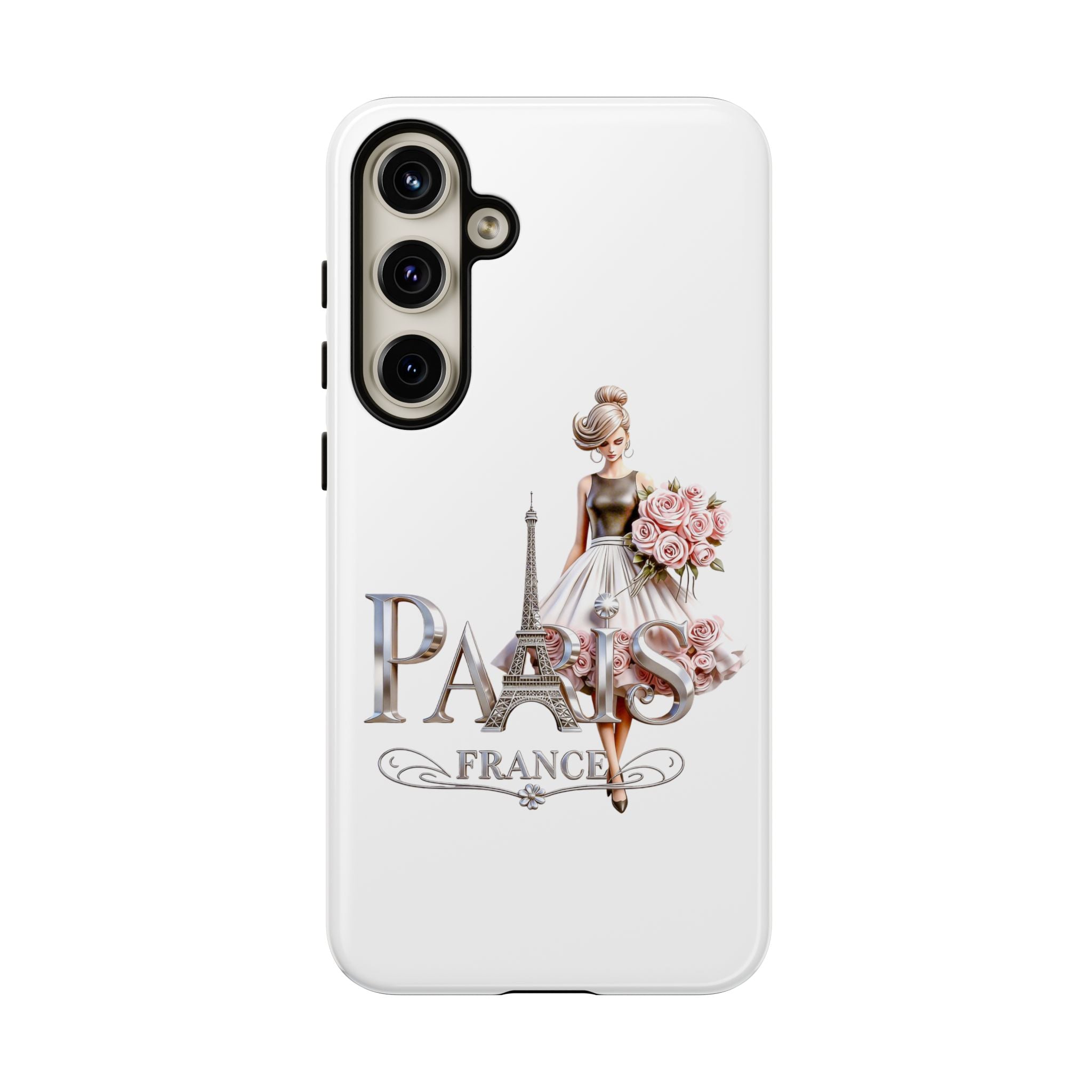 Phone Case | Eiffel Tower Floral Fashion Design Printify