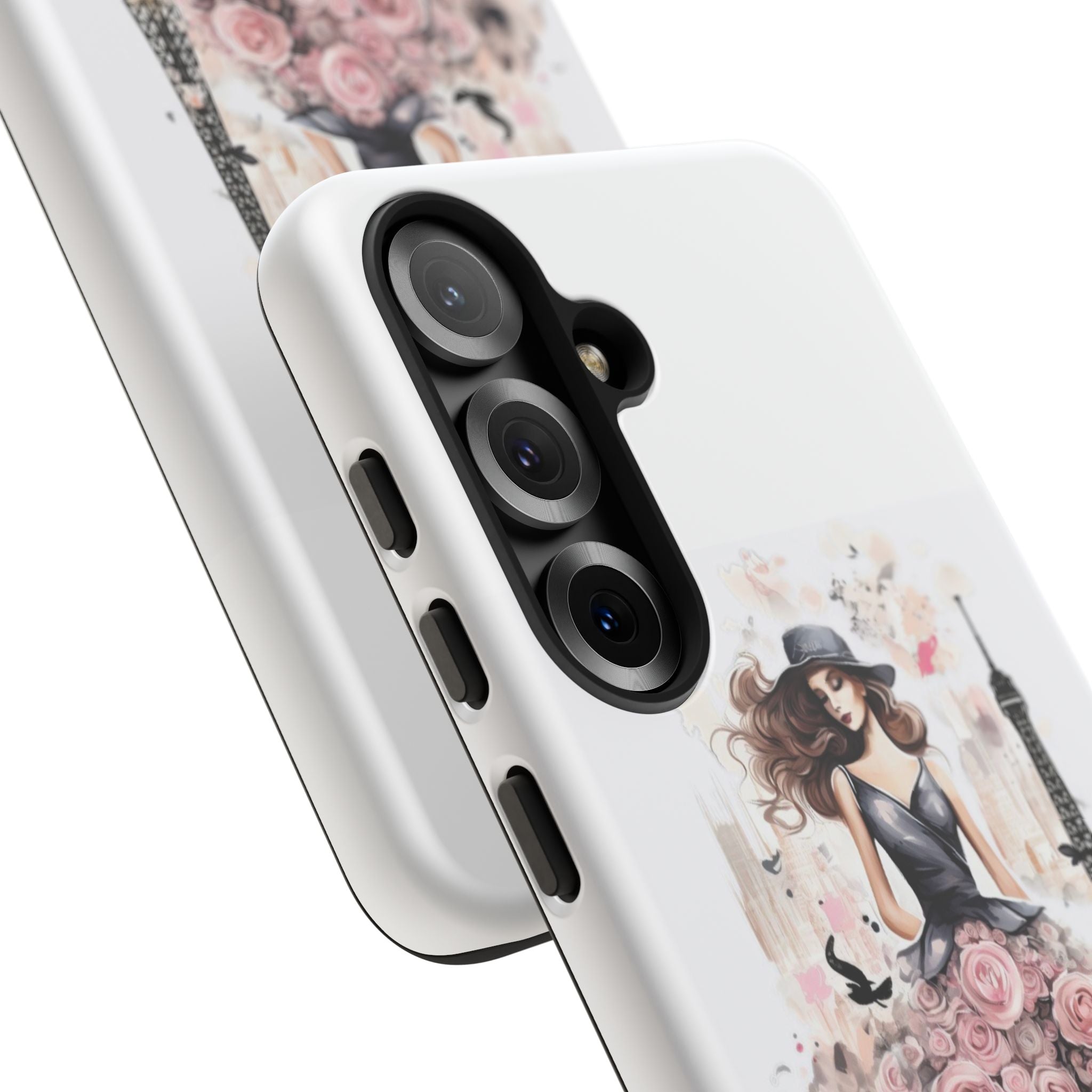 Parisian Rose Dress phone case | iPhone & Samsung slim protective case Printify