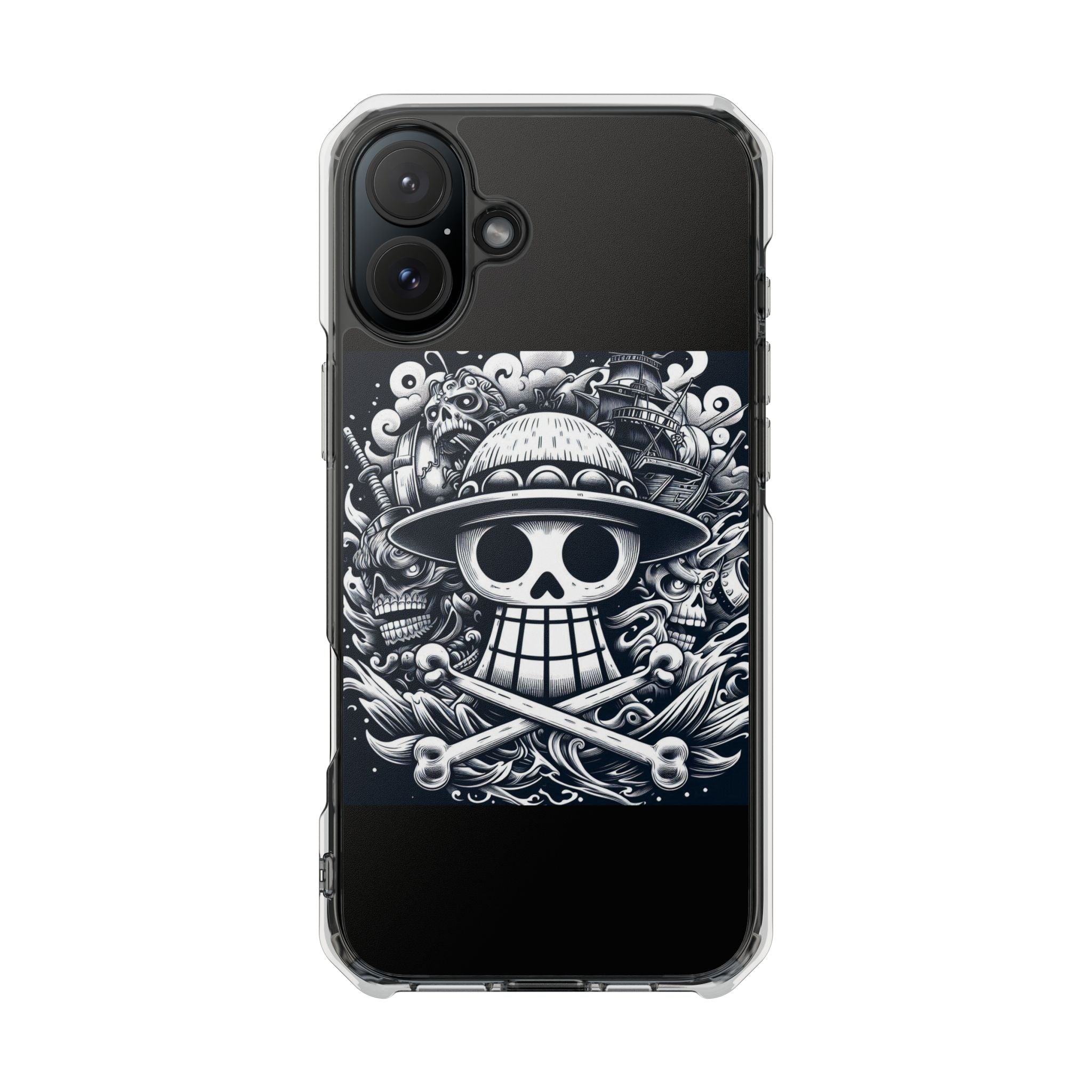One Piece Case | Magnetic Clear Impact Case Printify
