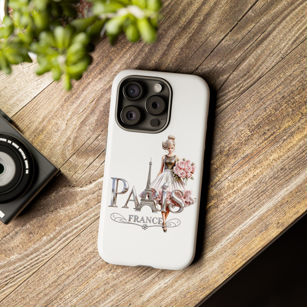 Phone Case | Eiffel Tower Floral Fashion Design Printify
