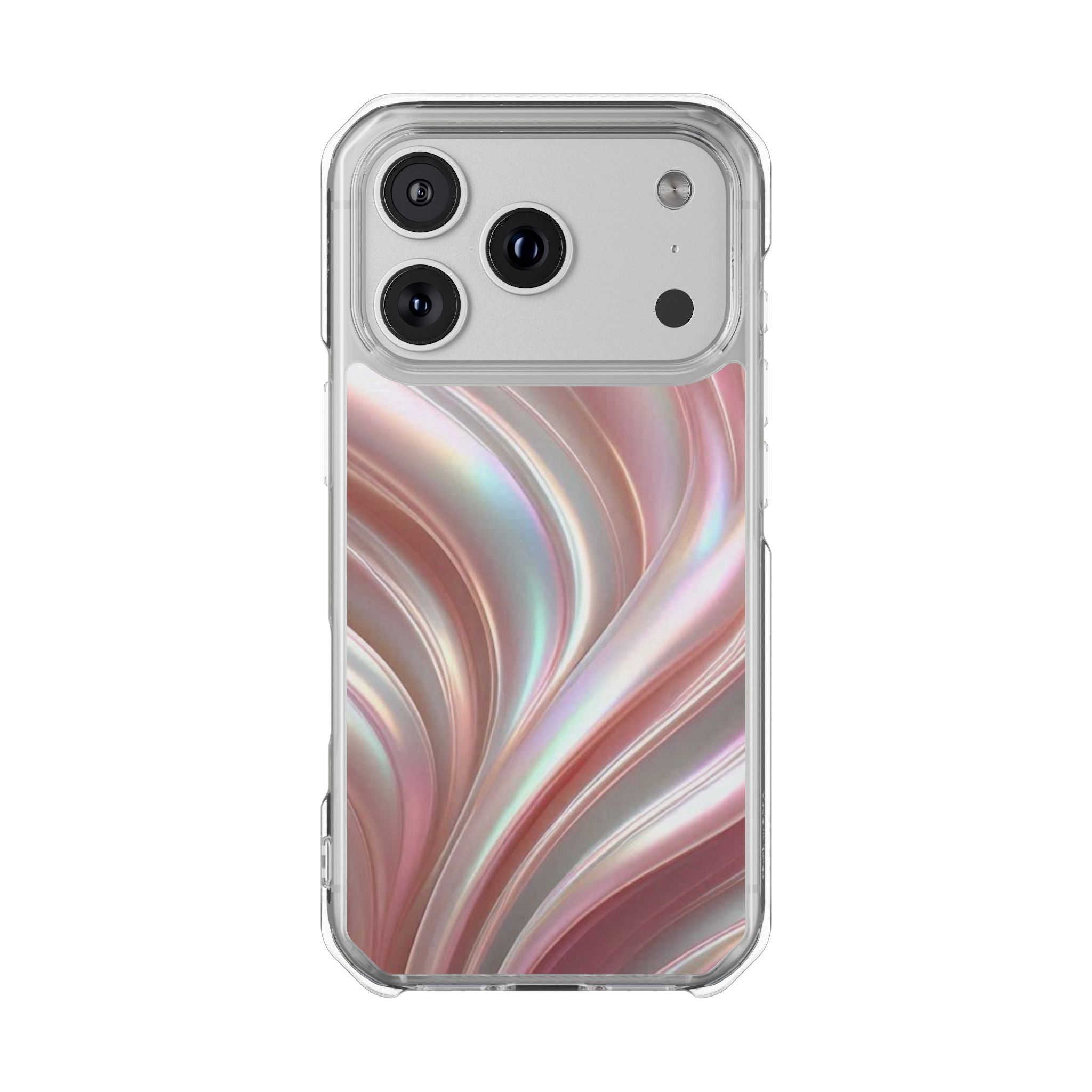 Iridescent Marble Swirl Phone Case Printify