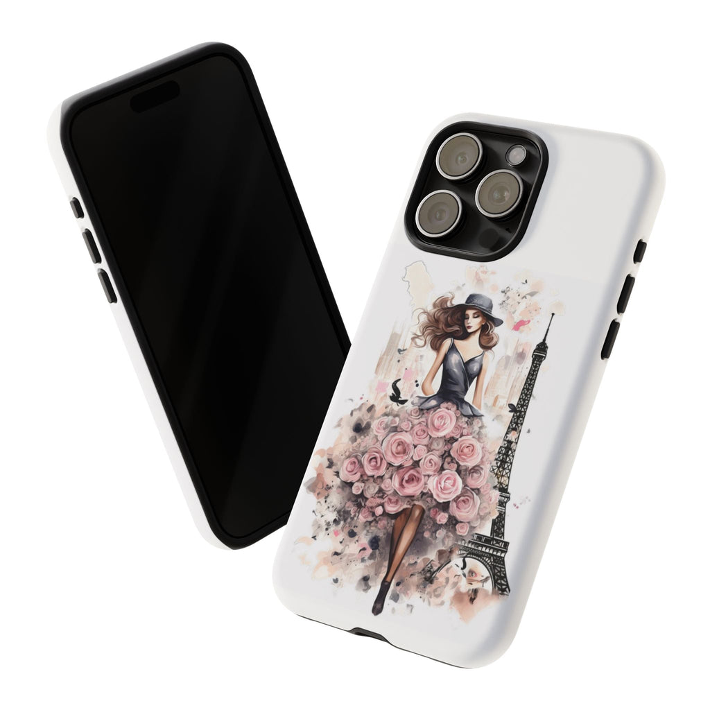 Parisian Rose Dress phone case | iPhone & Samsung slim protective case Printify