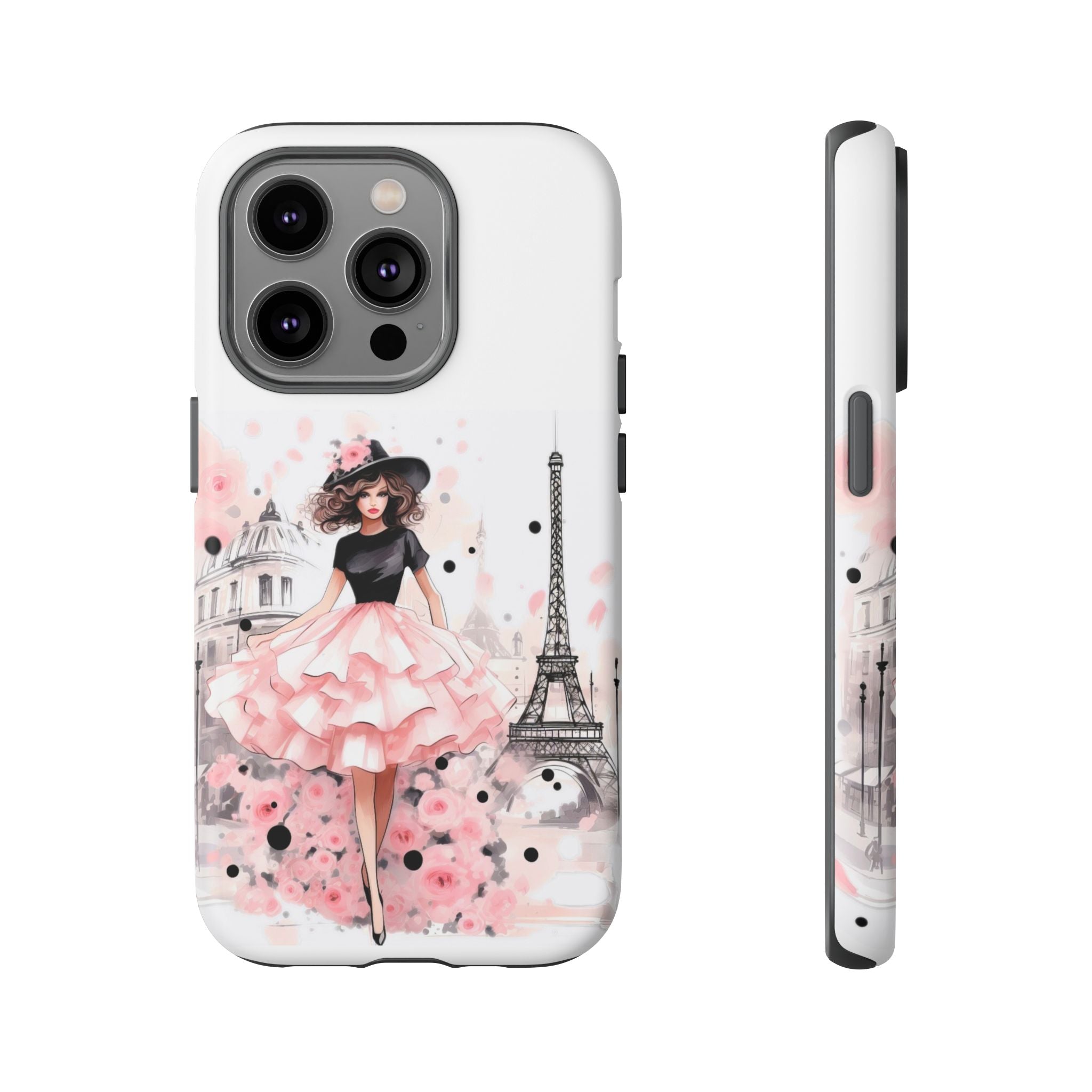 Paris Fashion Illustration Phone Case | Tough Case Printify