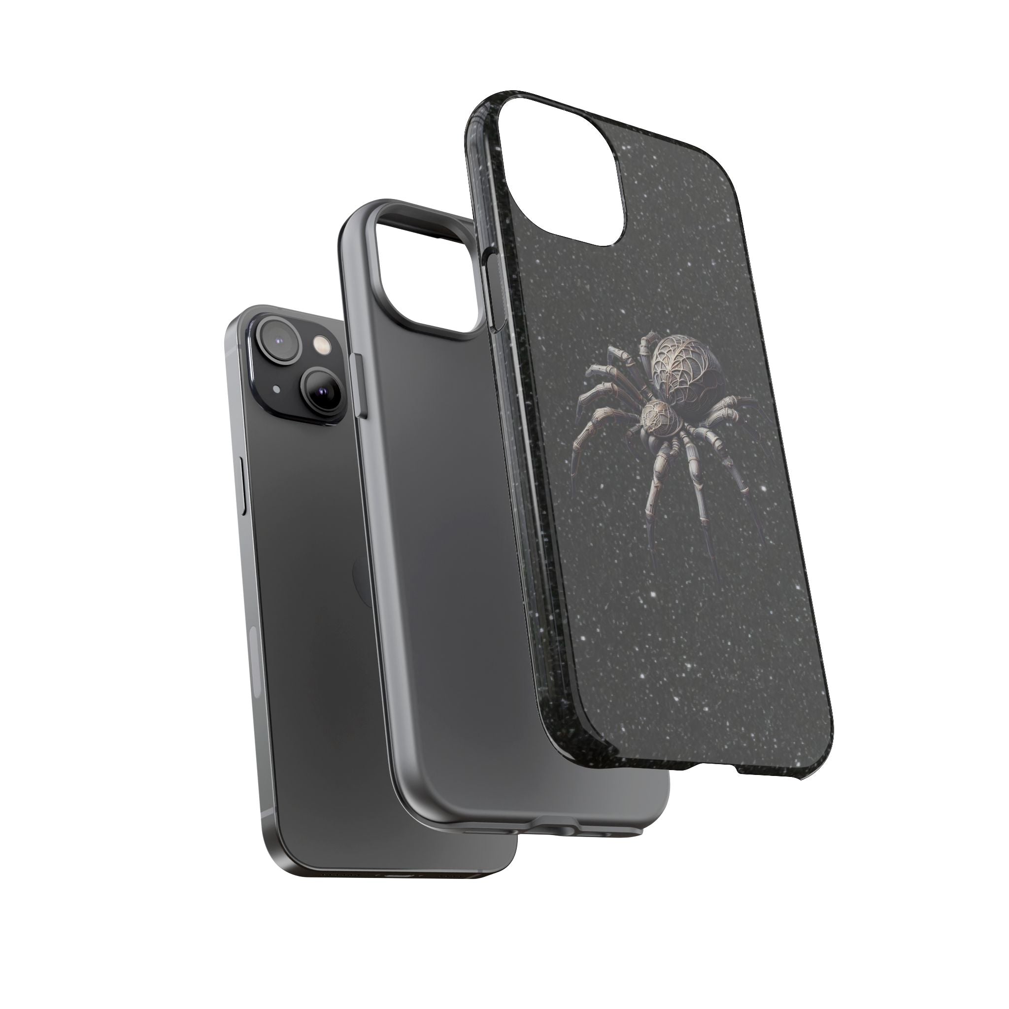 Spider Night Tough Phone Case — Dark Space Tarantula iPhone Cover Printify
