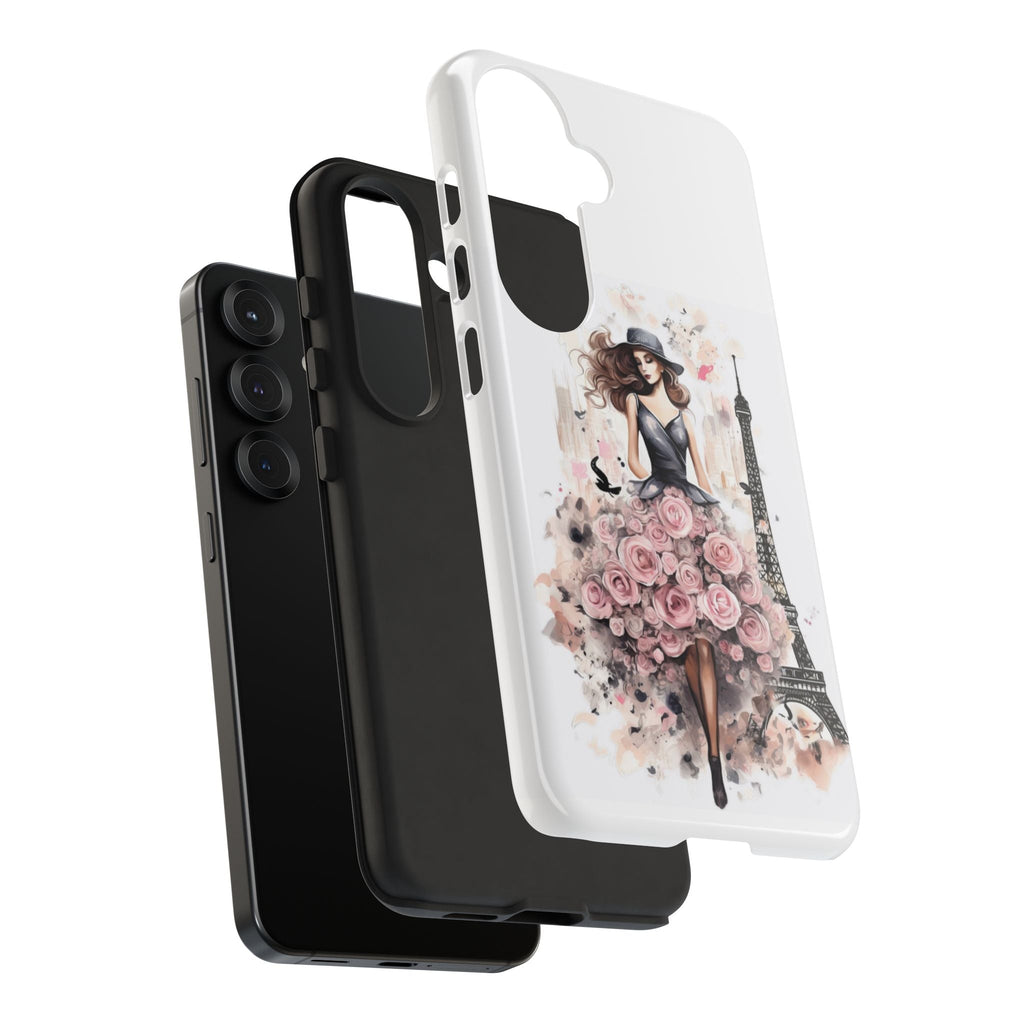 Parisian Rose Dress phone case | iPhone & Samsung slim protective case Printify