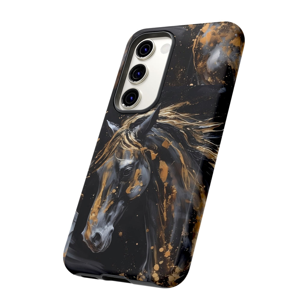 Golden Paint Horse Phone Case | Tough Case Printify