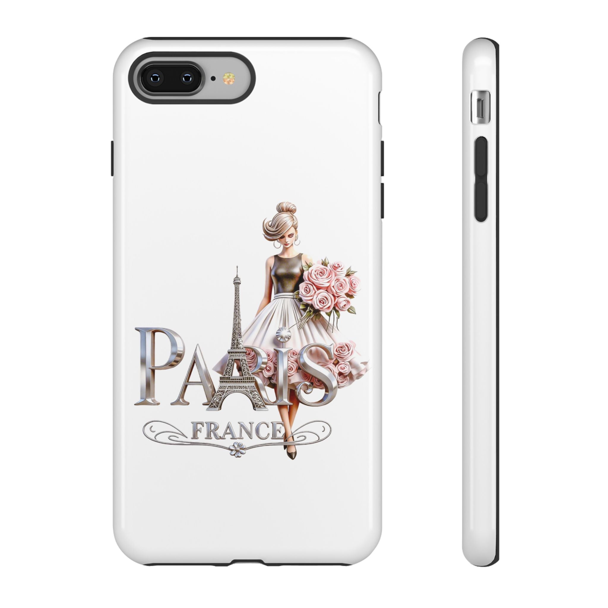 Phone Case | Eiffel Tower Floral Fashion Design Printify