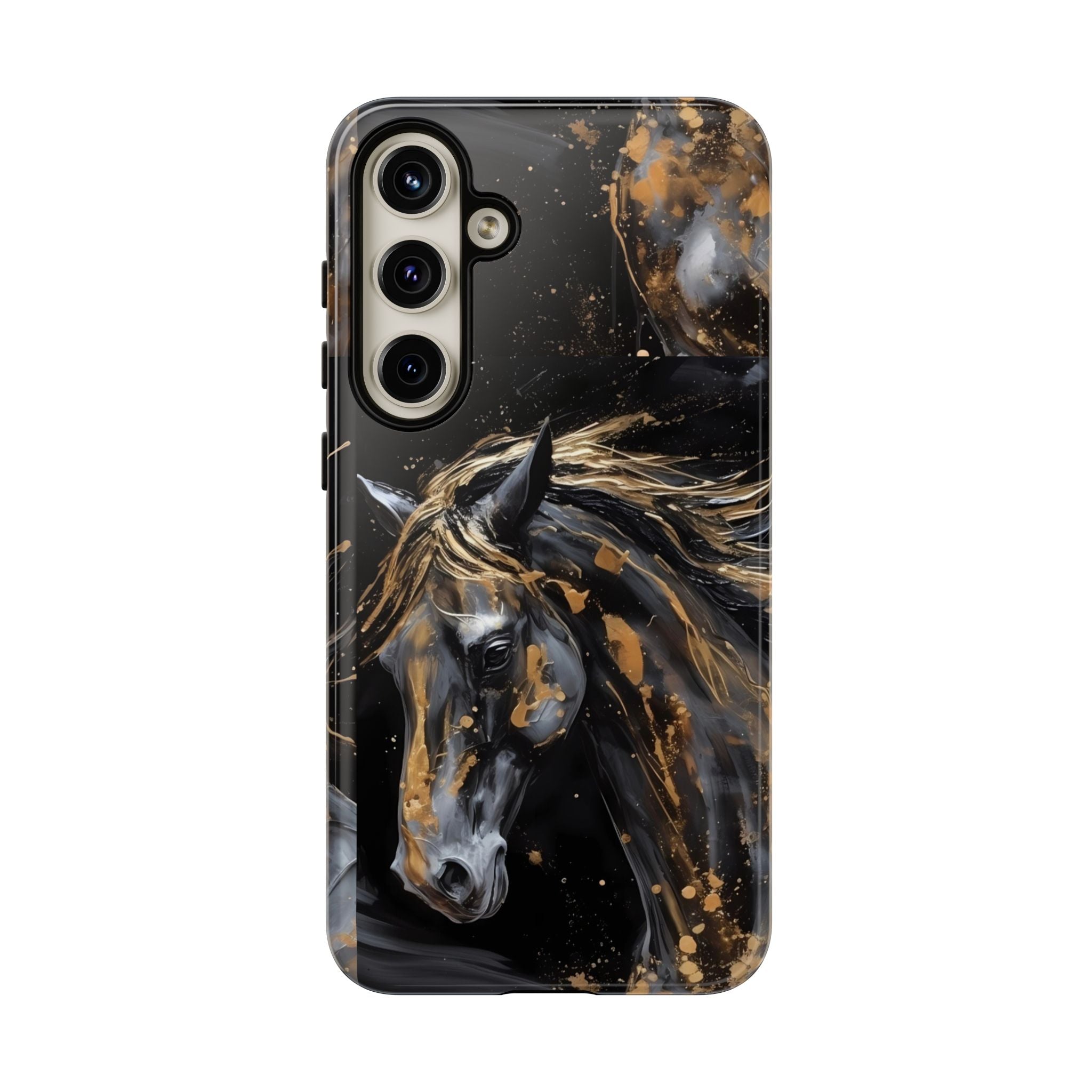 Golden Paint Horse Phone Case | Tough Case Printify