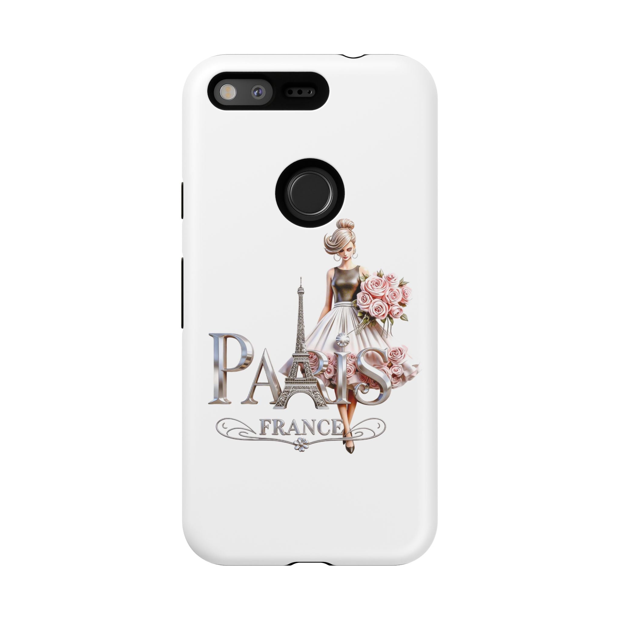 Phone Case | Eiffel Tower Floral Fashion Design Printify
