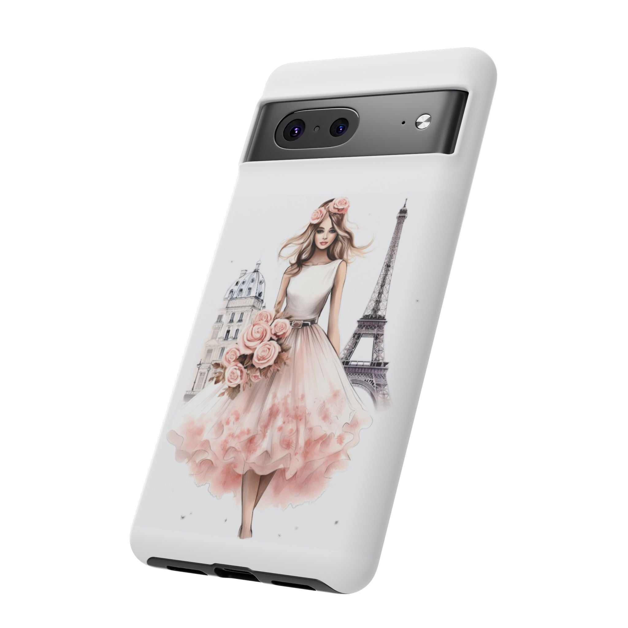 Parisian Ballerina Bouquet phone case | Tough Cases Printify