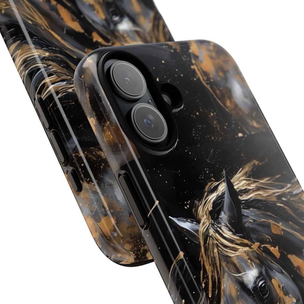 Golden Paint Horse Phone Case | Tough Case Printify