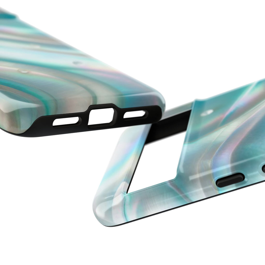 Iridescent Pearl Wave phone case | Tough Cases Printify