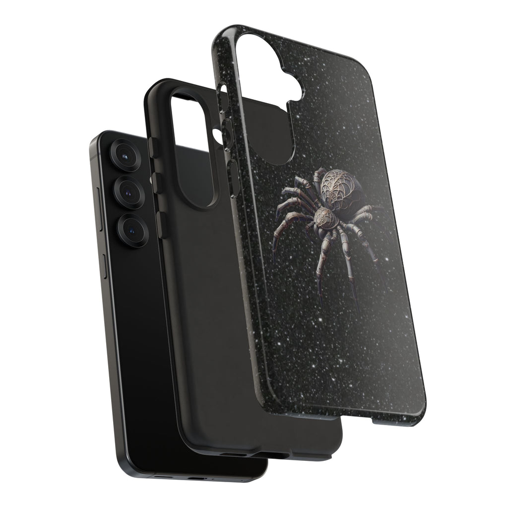 Spider Night Tough Phone Case — Dark Space Tarantula iPhone Cover Printify