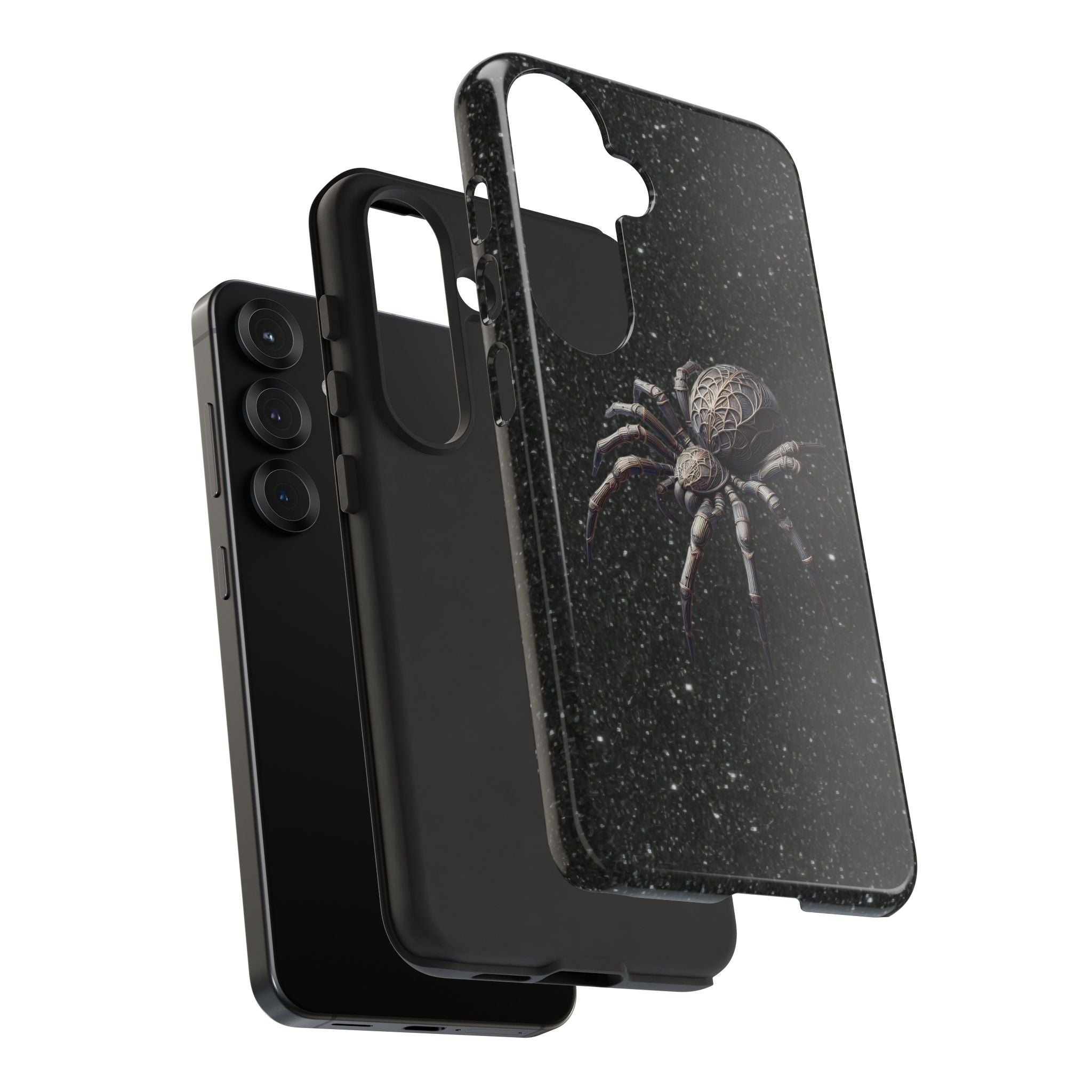 Spider Night Tough Phone Case — Dark Space Tarantula iPhone Cover Printify