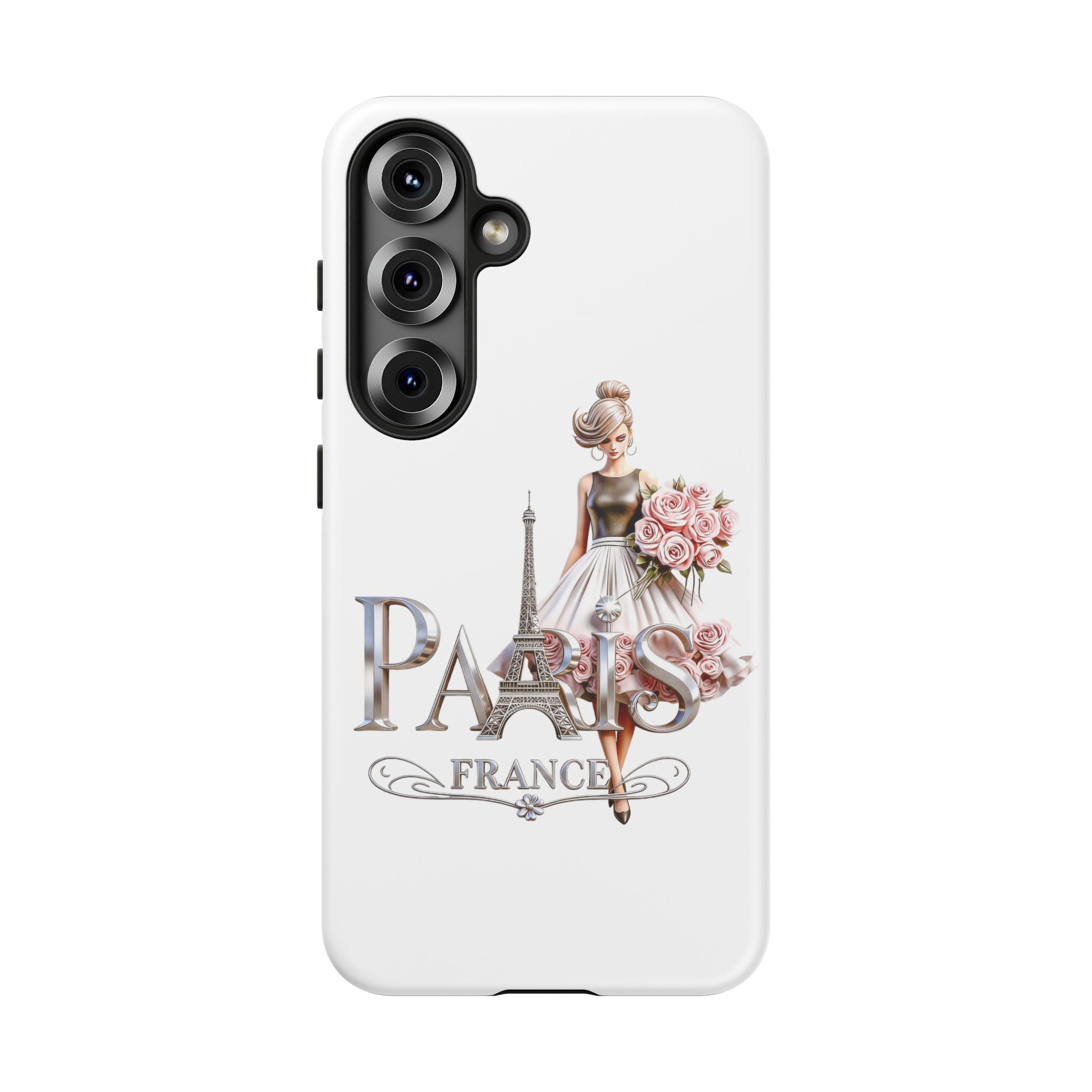 Phone Case | Eiffel Tower Floral Fashion Design Printify