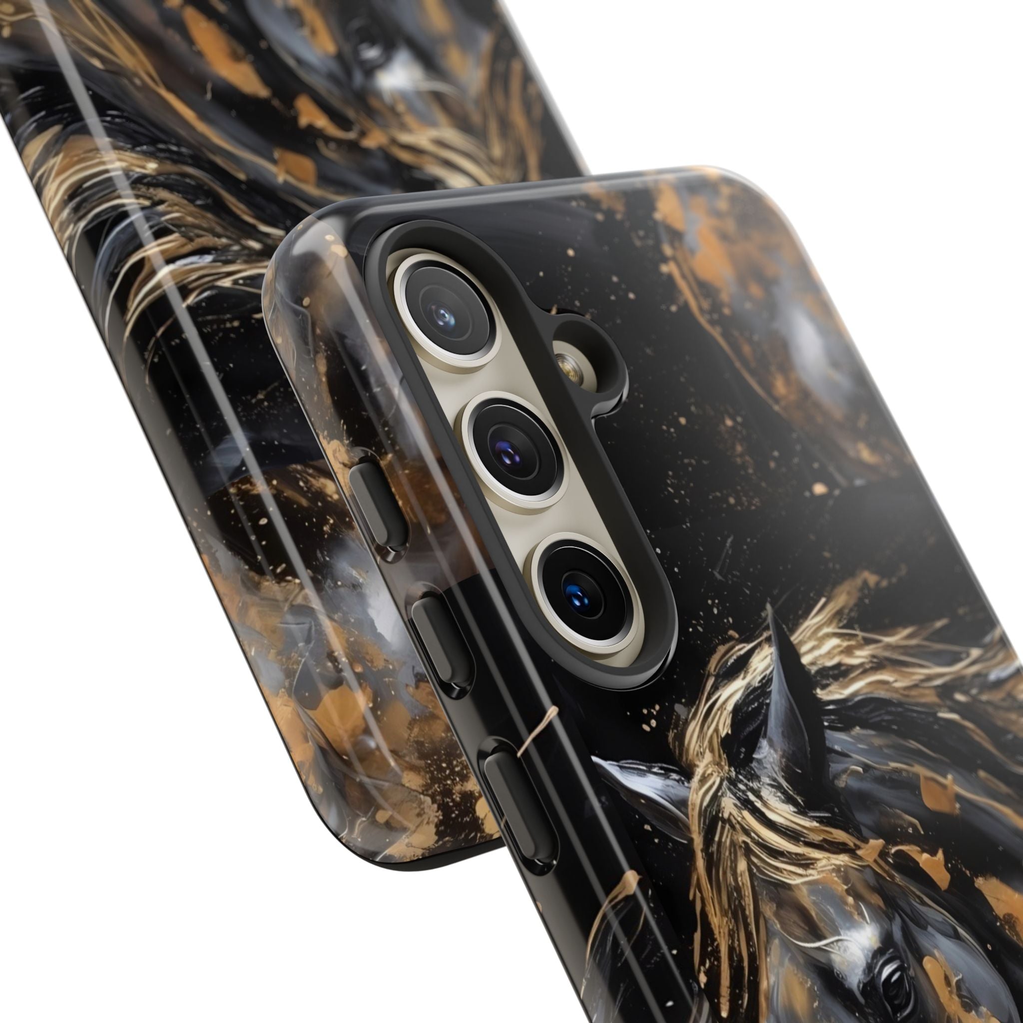 Golden Paint Horse Phone Case | Tough Case Printify