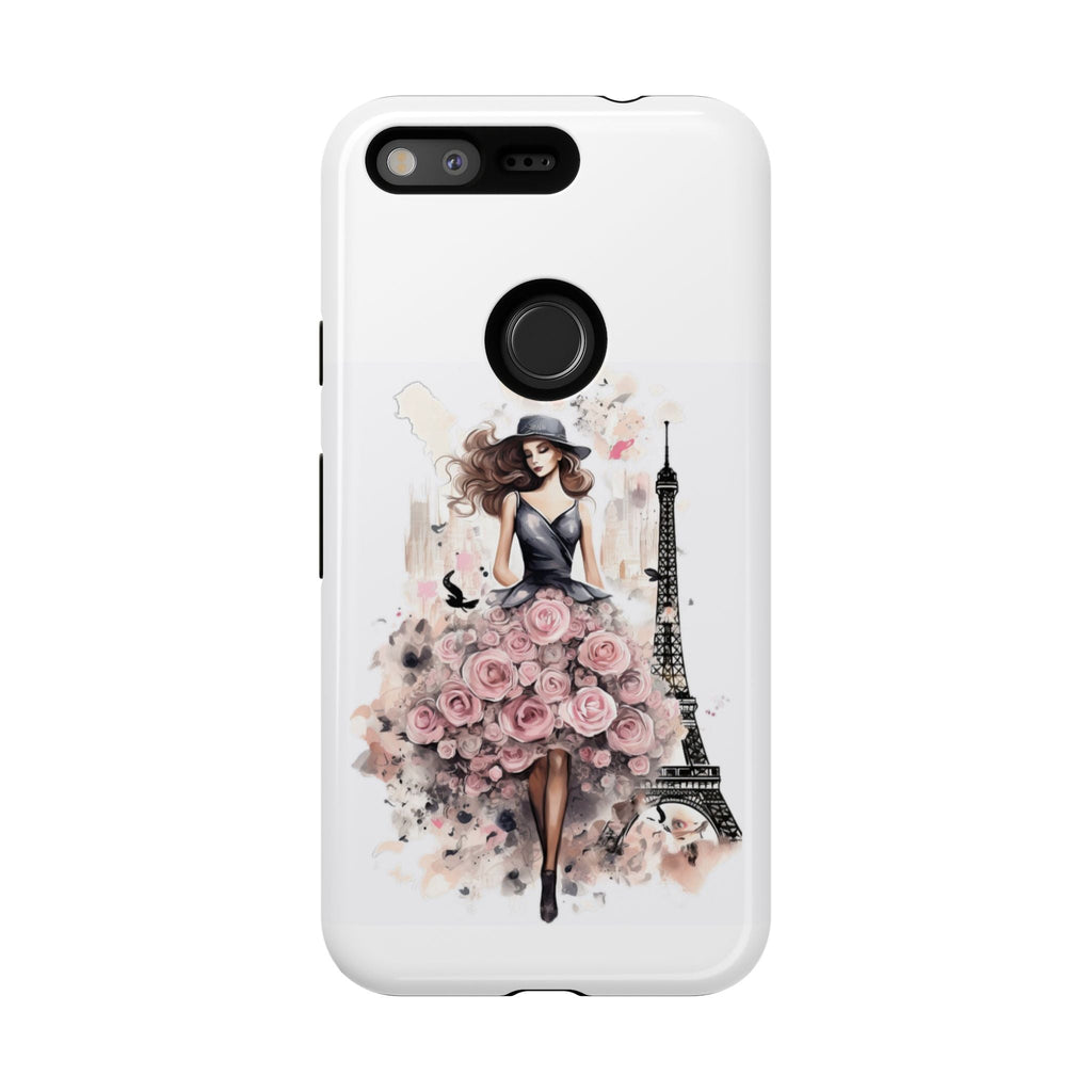 Parisian Rose Dress phone case | iPhone & Samsung slim protective case Printify