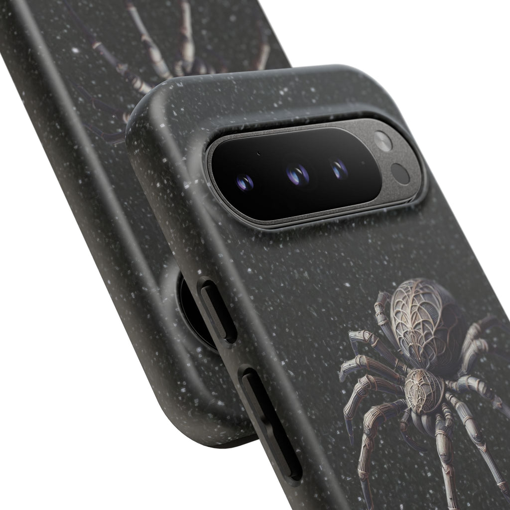 Spider Night Tough Phone Case — Dark Space Tarantula iPhone Cover Printify