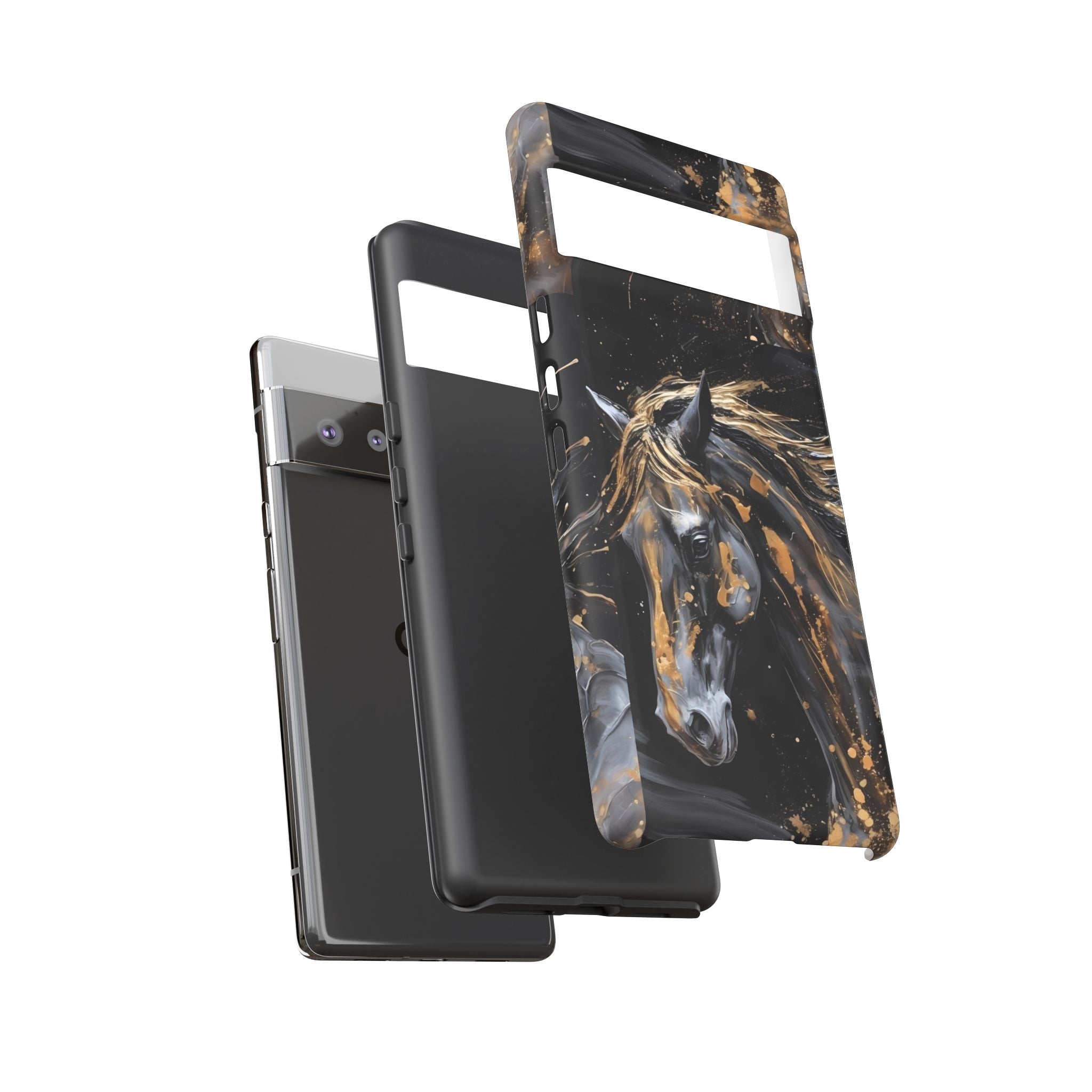 Golden Paint Horse Phone Case | Tough Case Printify