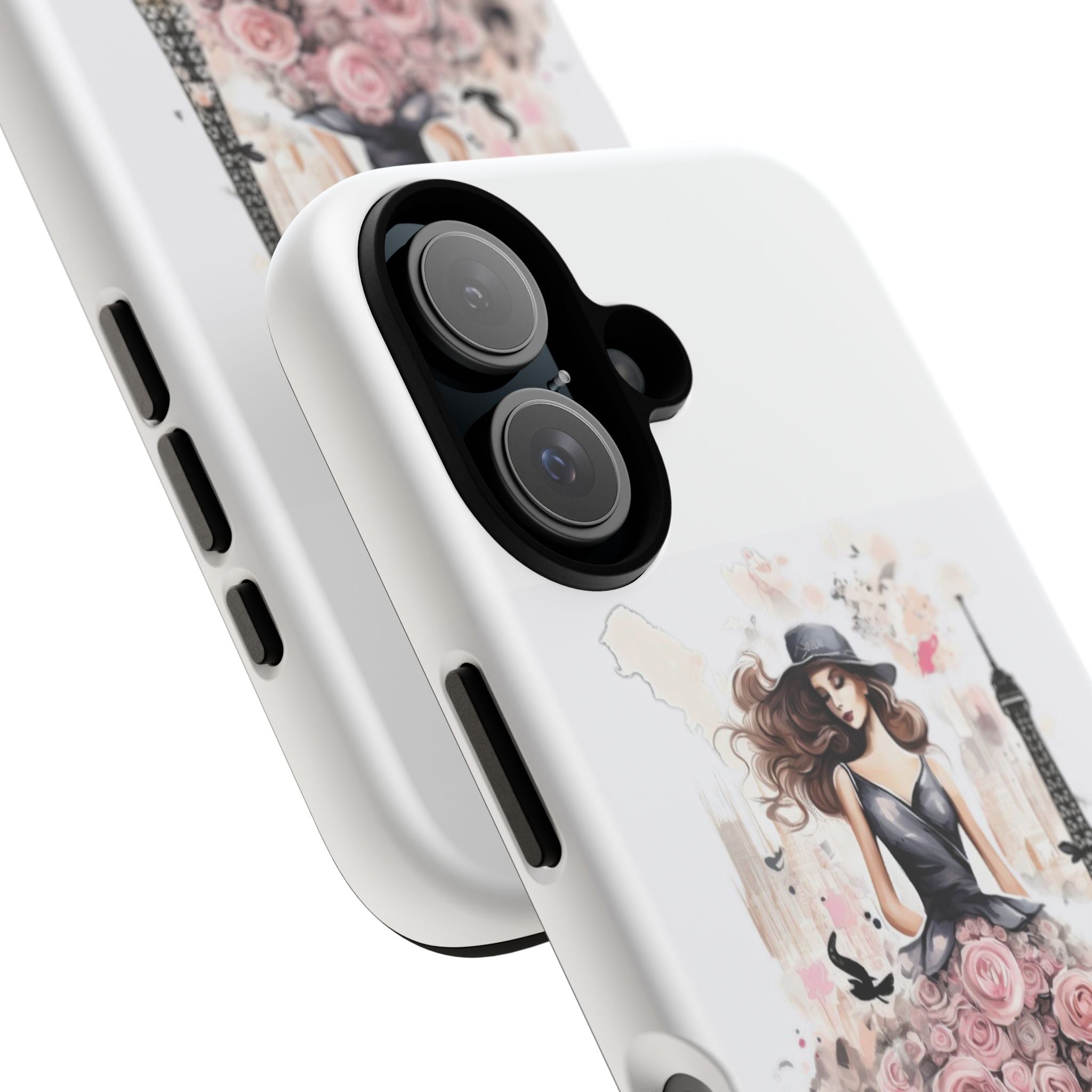 Parisian Rose Dress phone case | iPhone & Samsung slim protective case Printify