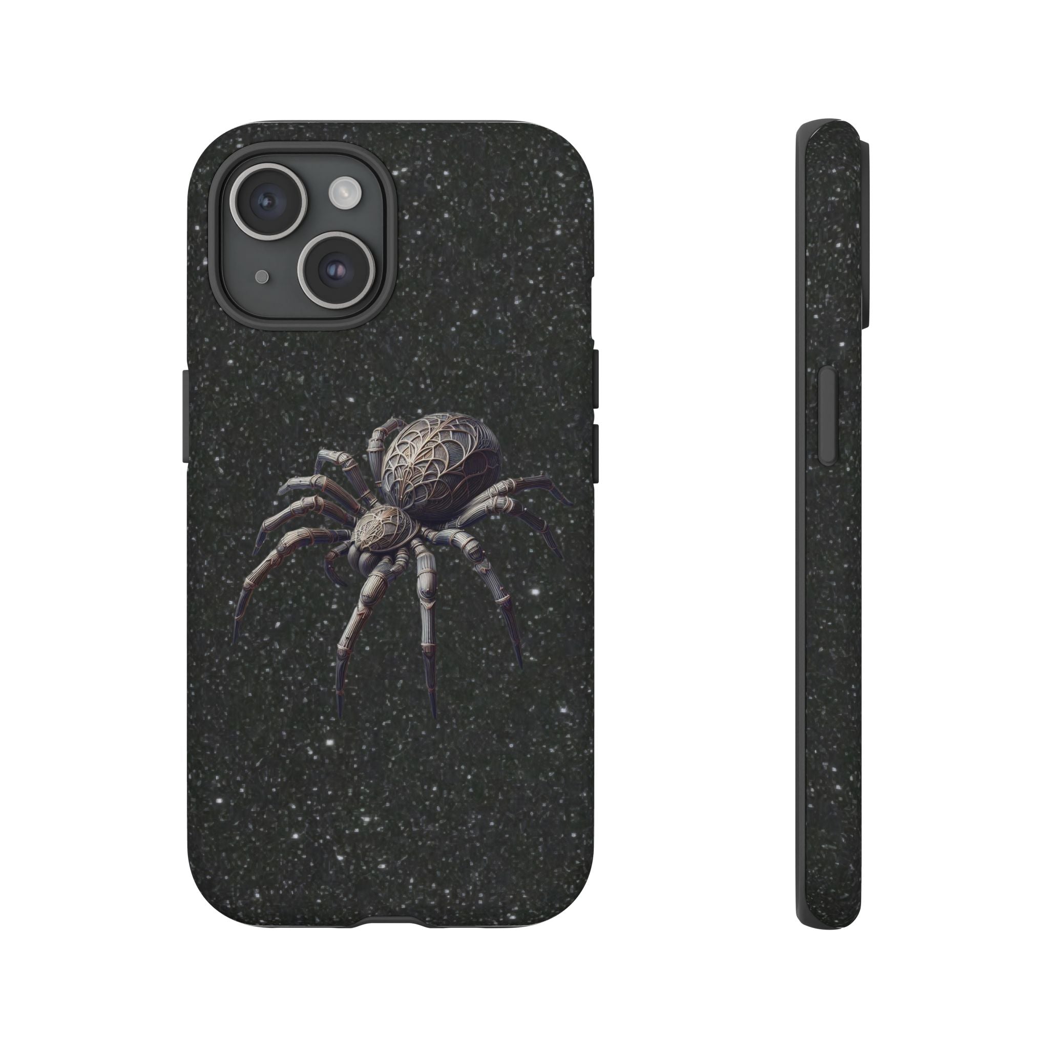 Spider Night Tough Phone Case — Dark Space Tarantula iPhone Cover Printify