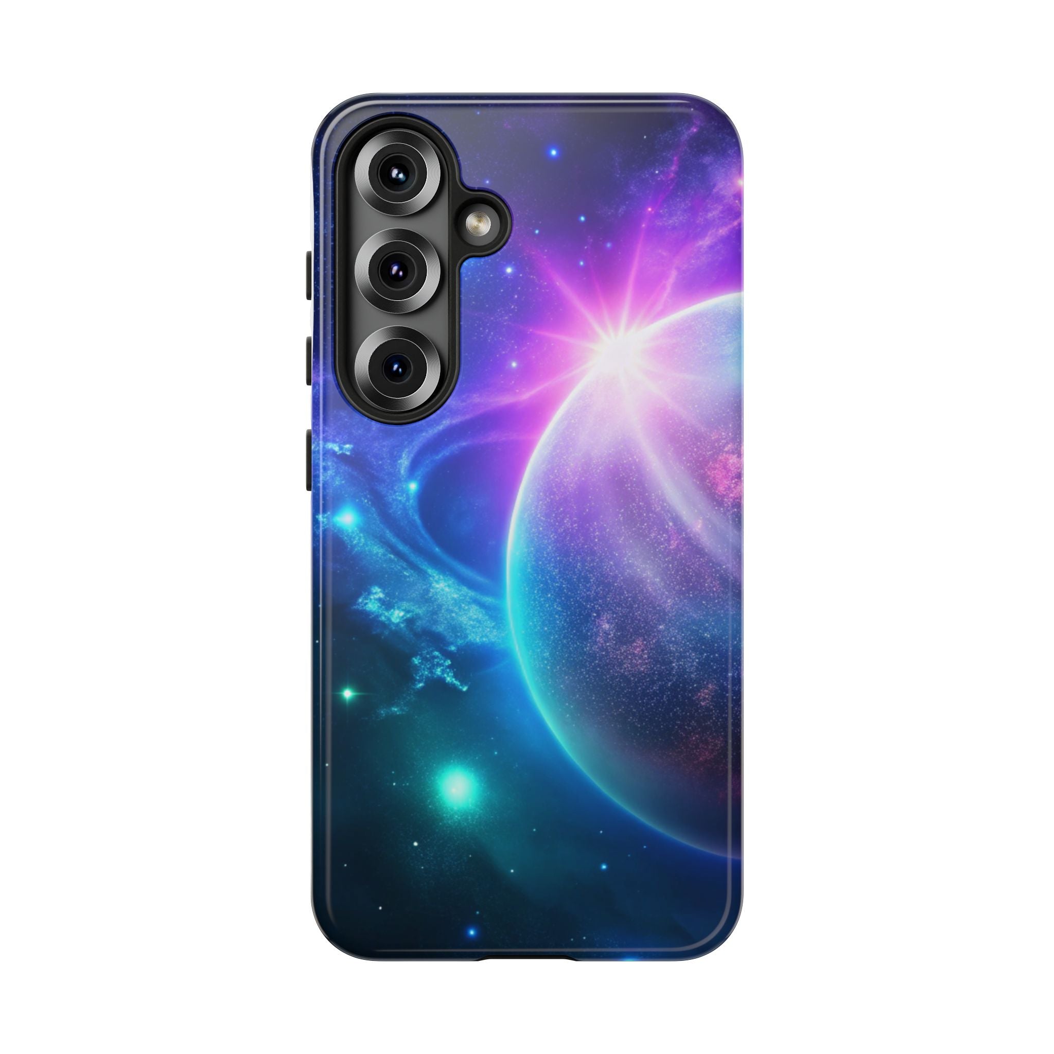 Galaxy Nebula Space Phone Case | Planet Sparkle Tough Case Printify