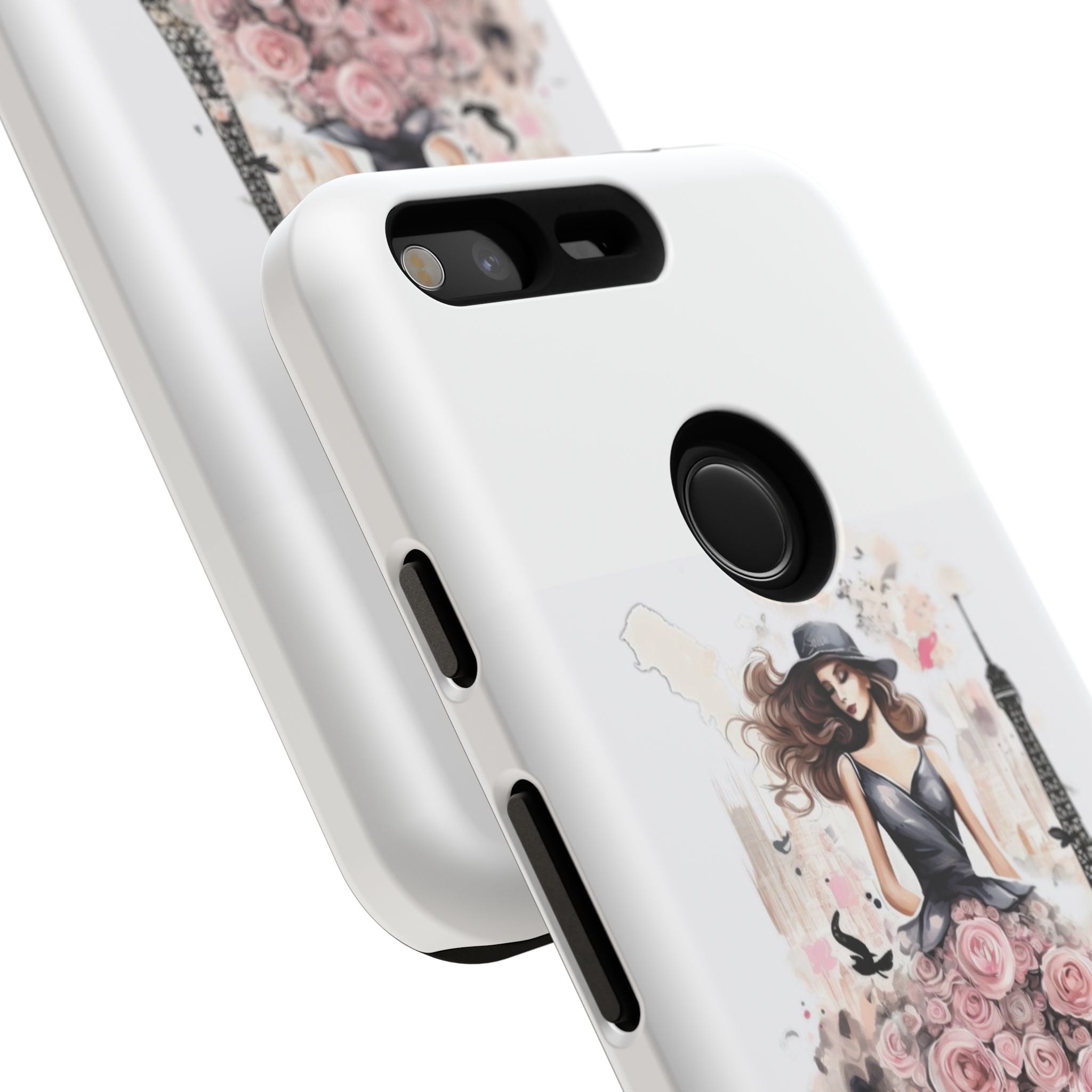 Parisian Rose Dress phone case | iPhone & Samsung slim protective case Printify