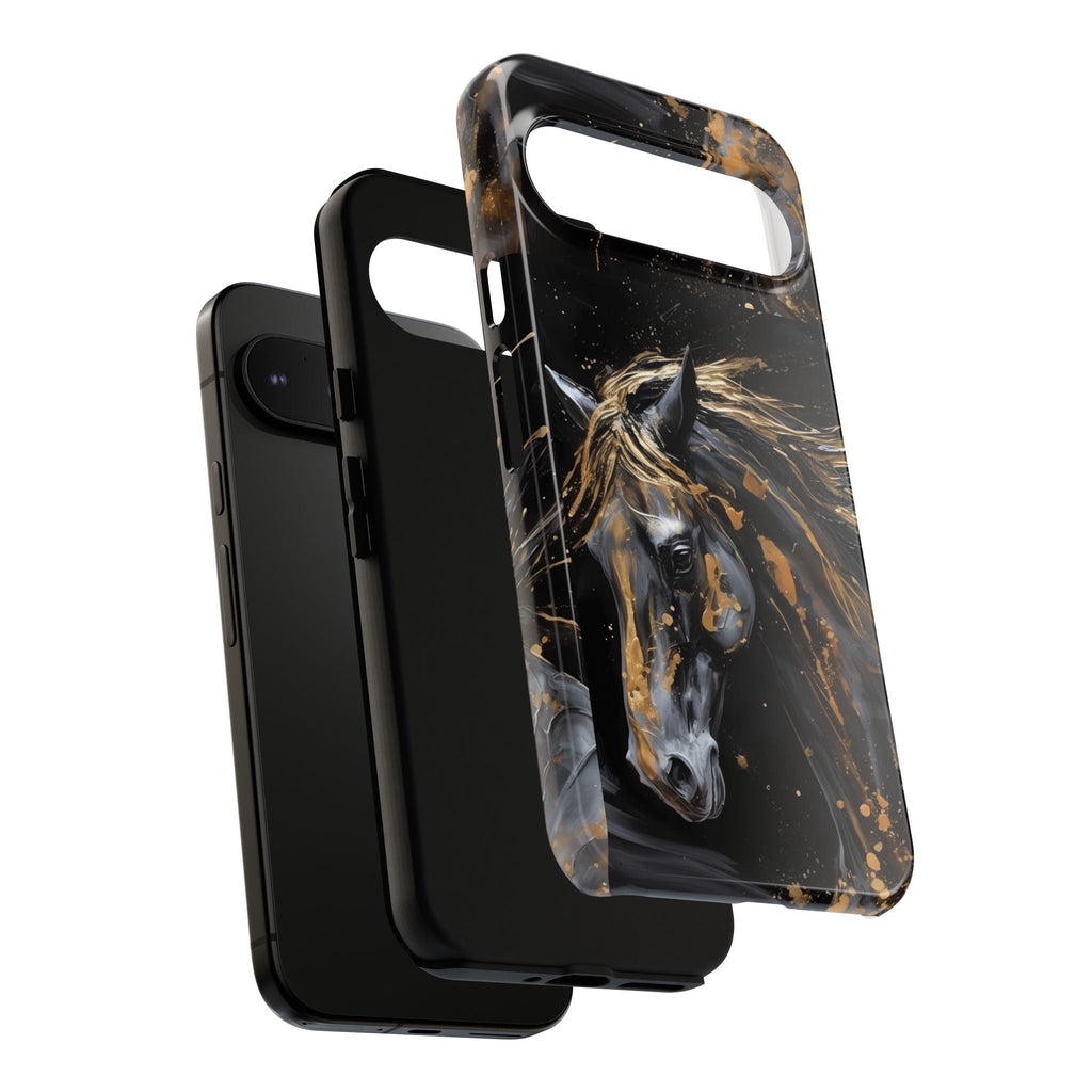 Golden Paint Horse Phone Case | Tough Case Printify