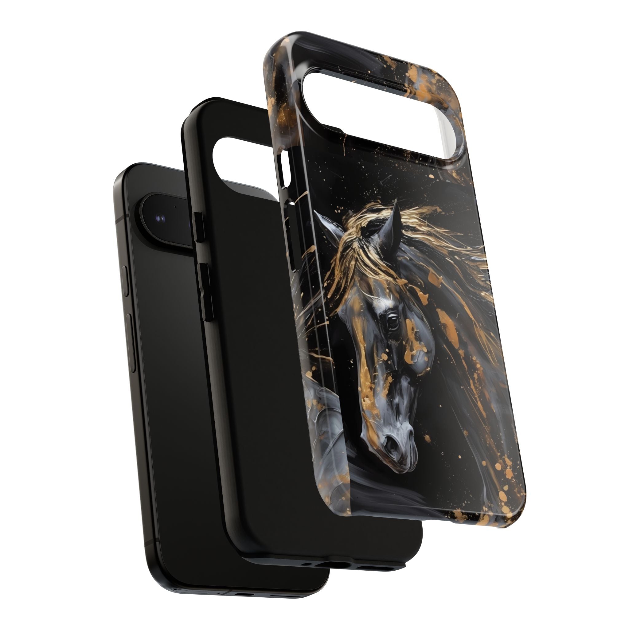 Golden Paint Horse Phone Case | Tough Case Printify
