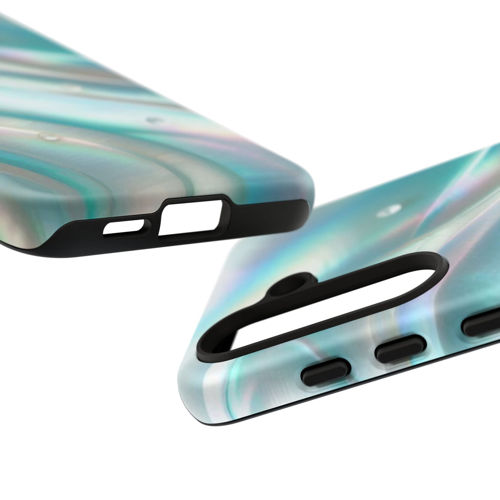 Iridescent Pearl Wave phone case | Tough Cases Printify