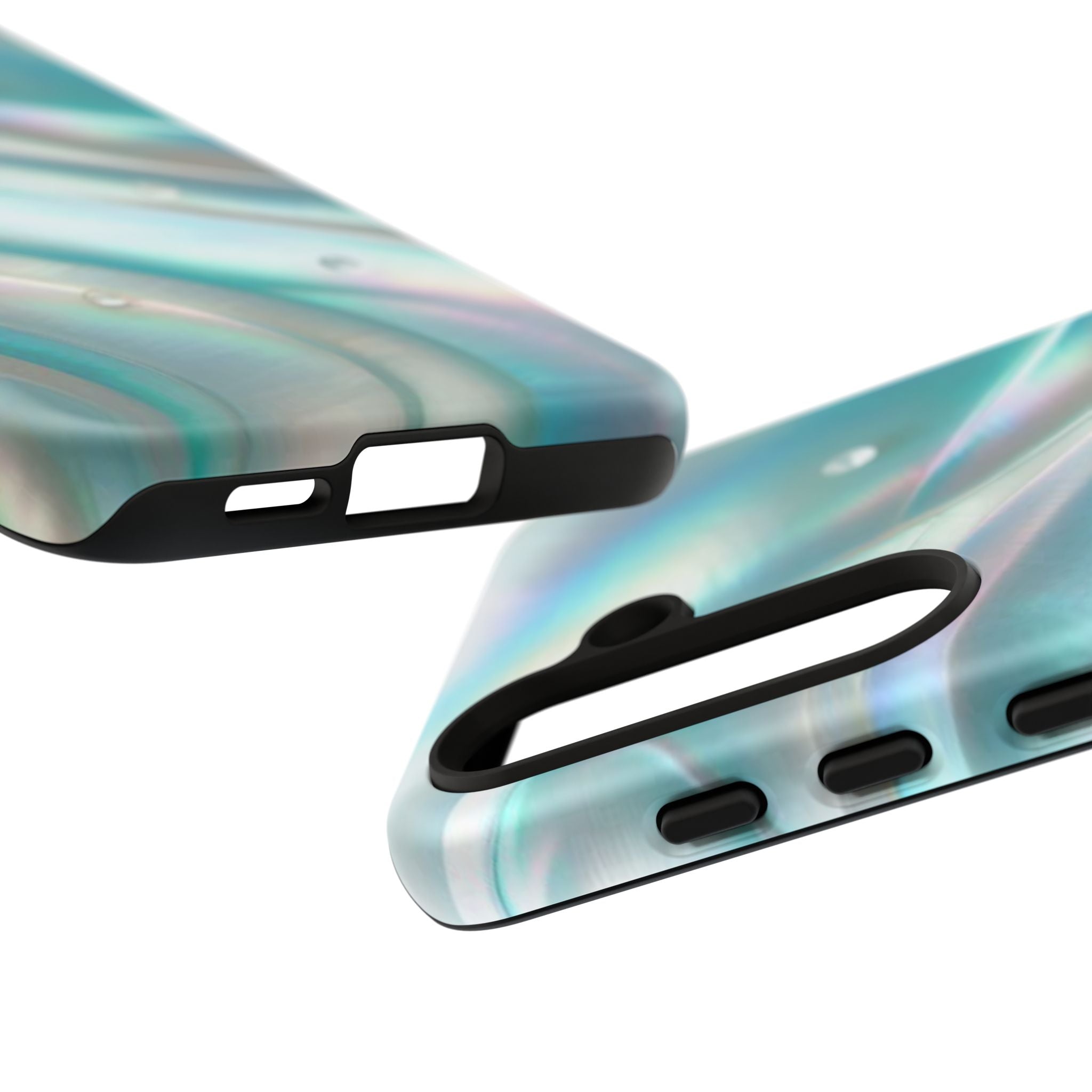 Iridescent Pearl Wave phone case | Tough Cases Printify