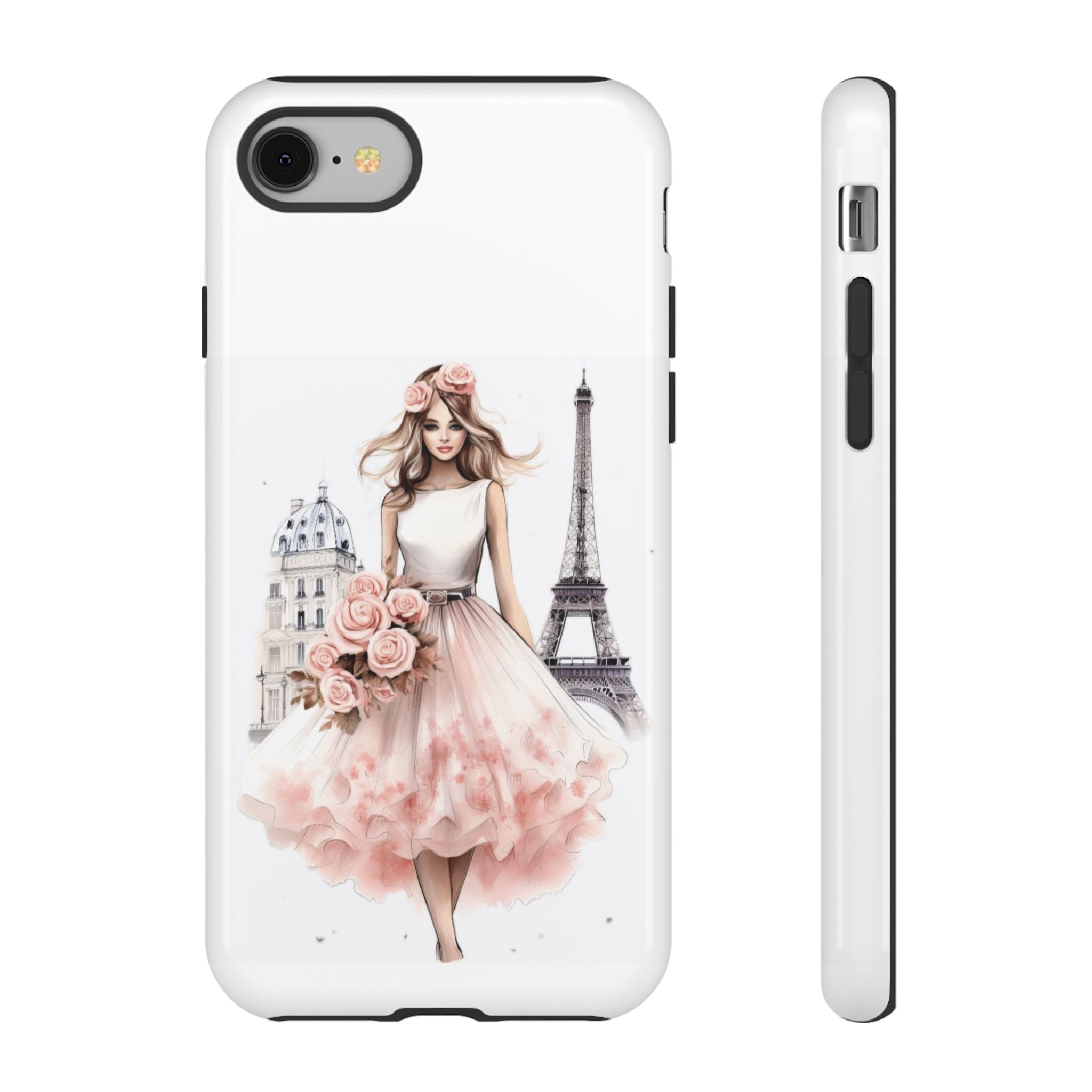 Parisian Ballerina Bouquet phone case | Tough Cases Printify