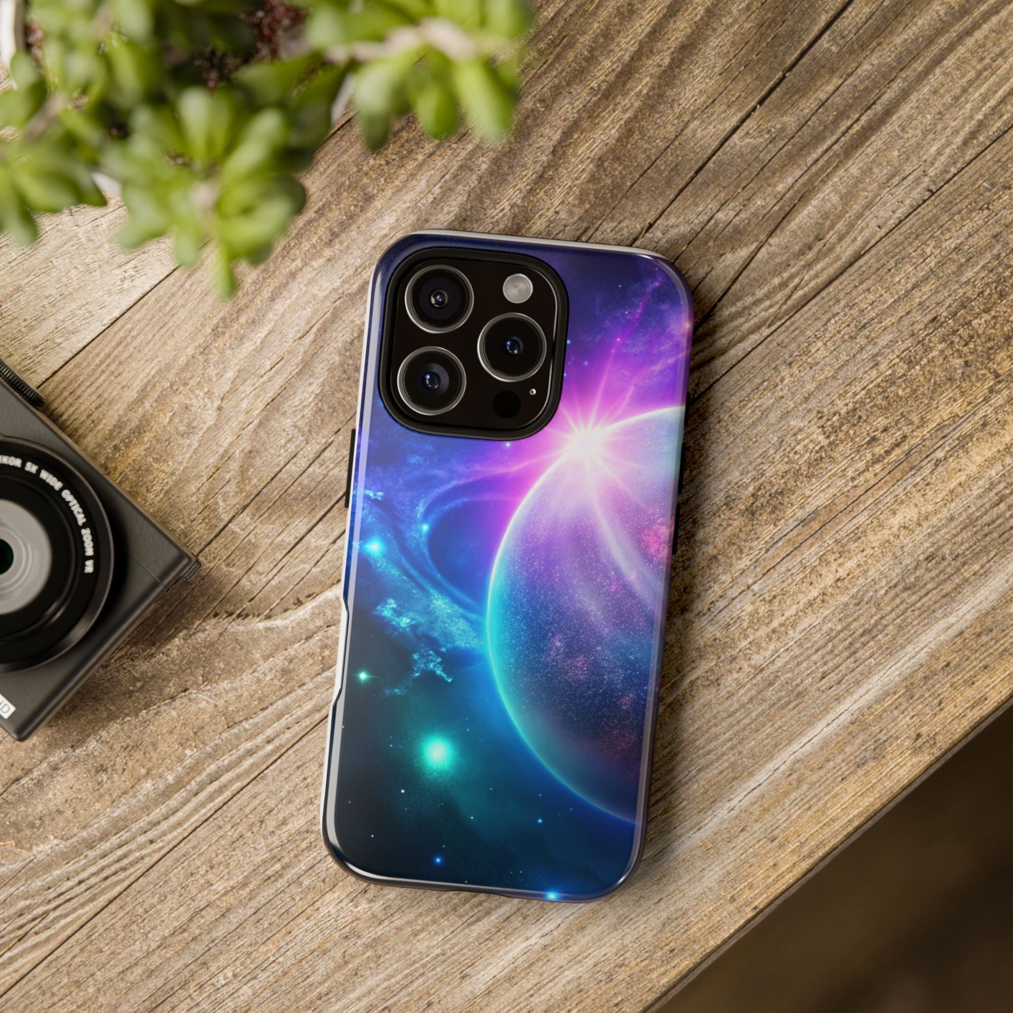 Galaxy Nebula Space Phone Case | Planet Sparkle Tough Case Printify