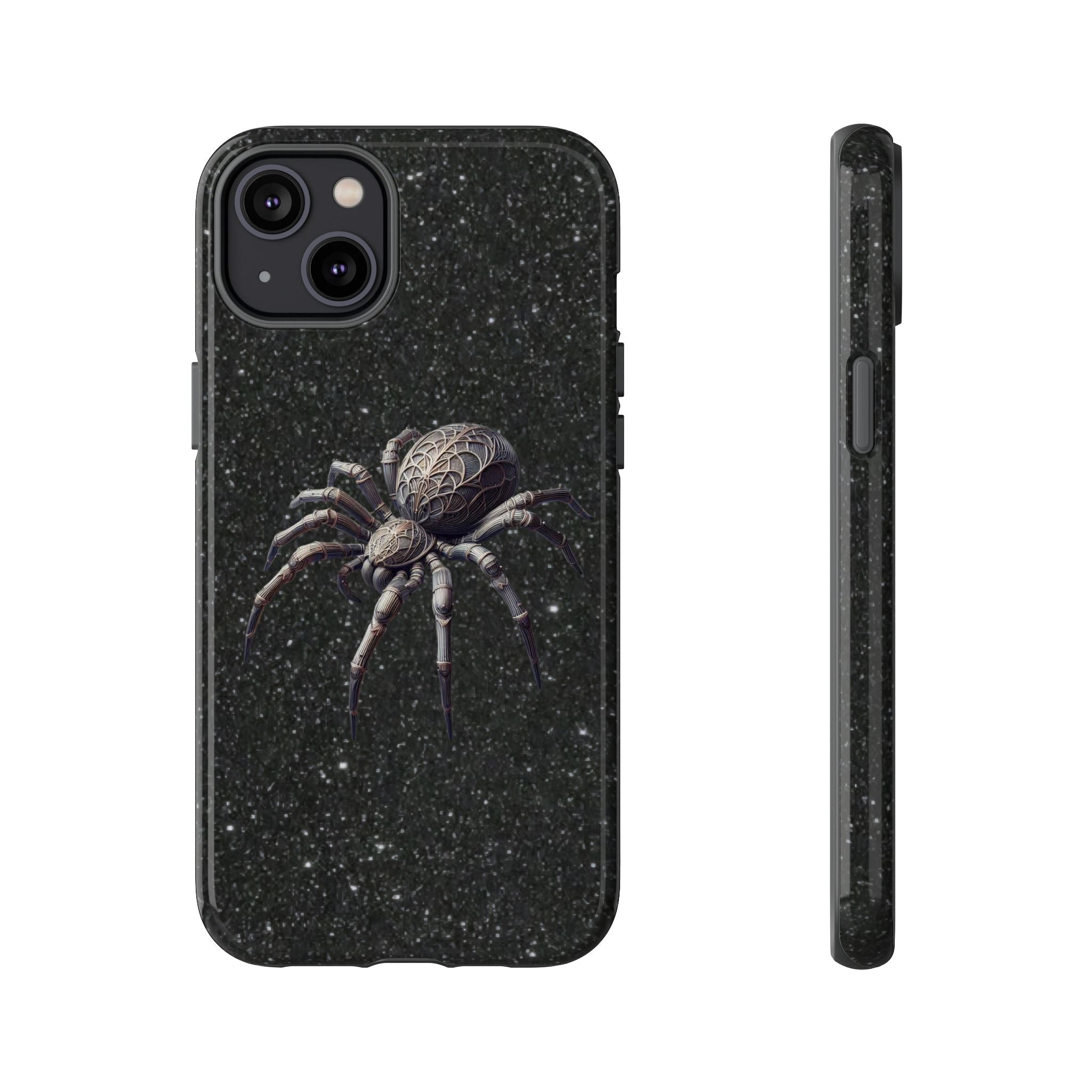 Spider Night Tough Phone Case — Dark Space Tarantula iPhone Cover Printify